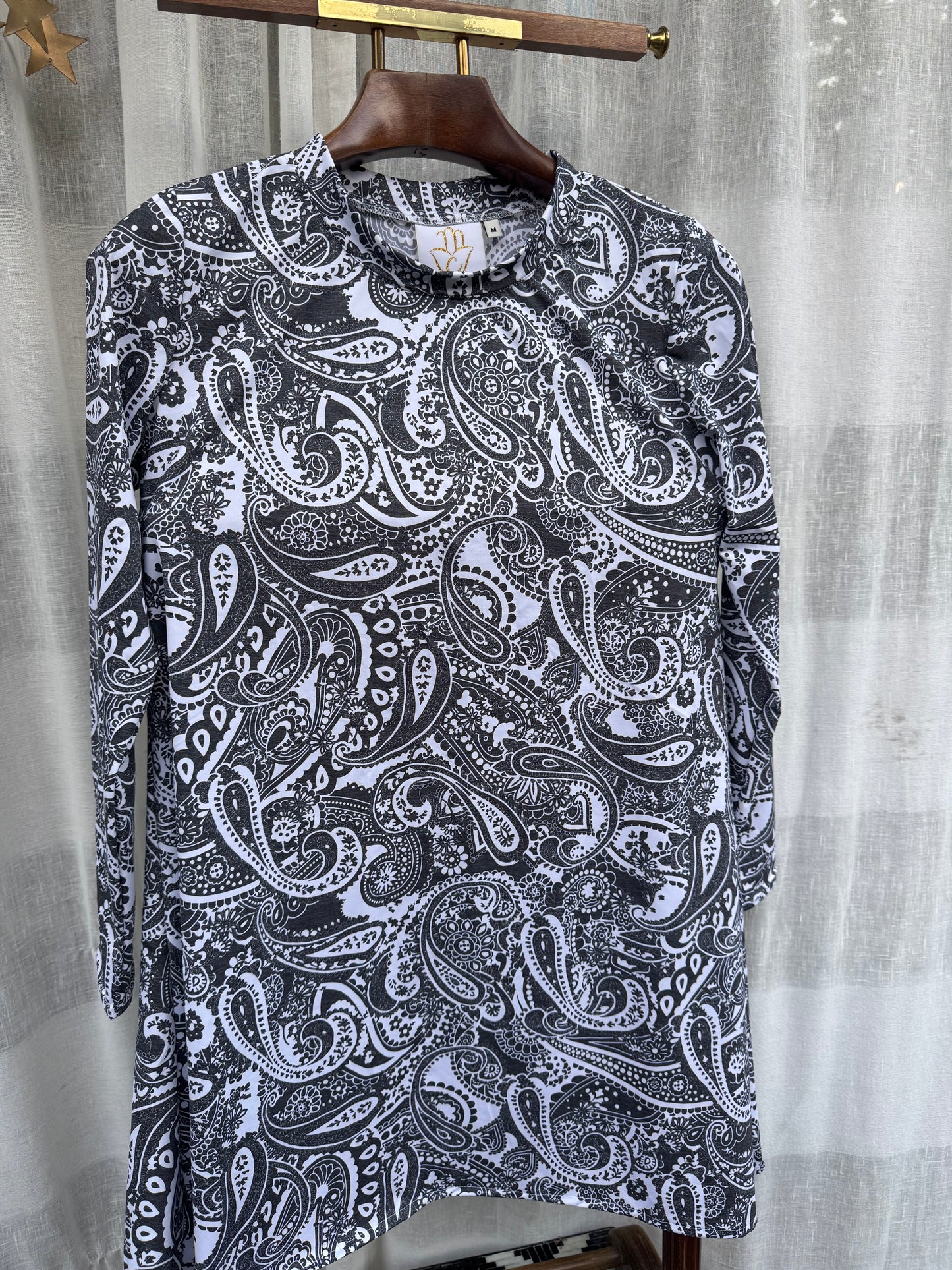 MC Everyday Active Tunic - Paisley Noir