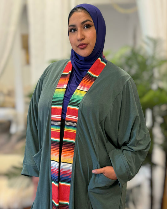 Guadalupe Pocket Abaya – Majestic Serape