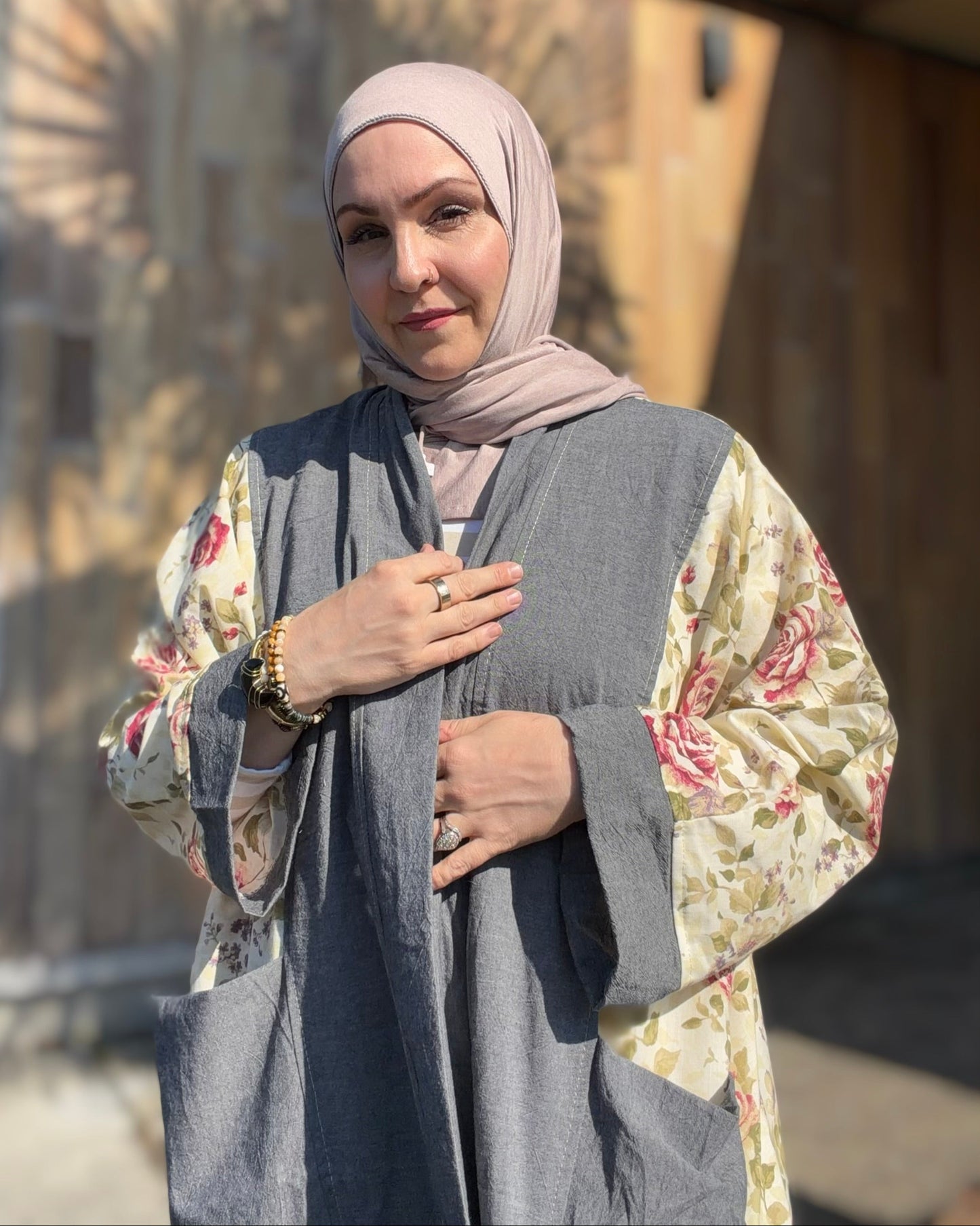 Pocket Anorak Abaya — Garden Porch