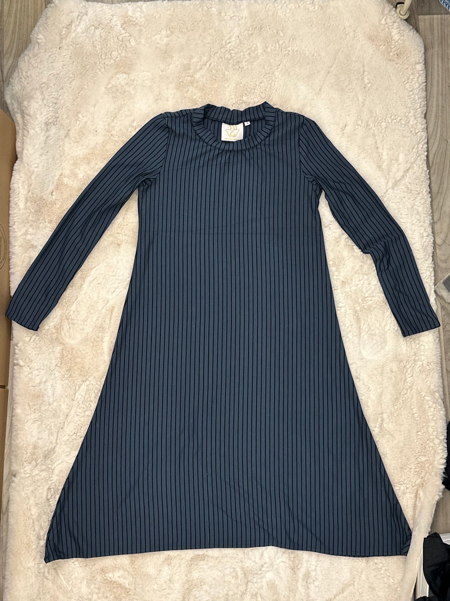 MC Everyday Tunic - Striped Dark Sea Blue