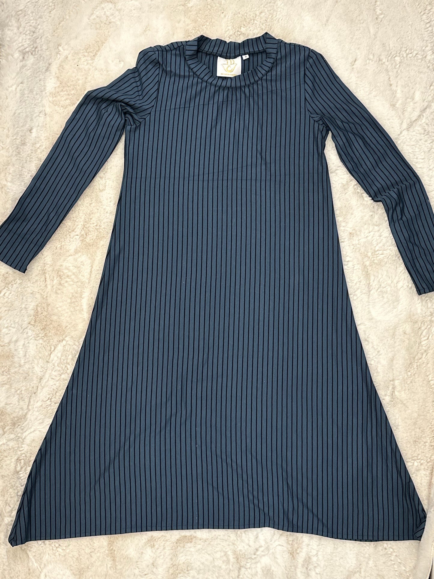 MC Everyday Tunic - Striped Dark Sea Blue