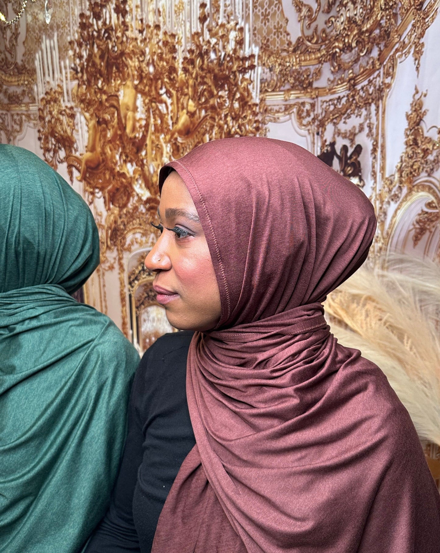 Performance Jersey Hijab: Deep Cacao