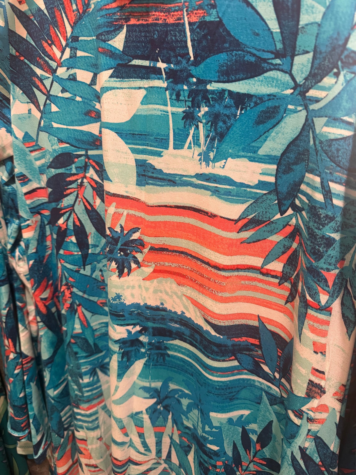 MC Everyday Active Tunic - Blue Ocean Palms