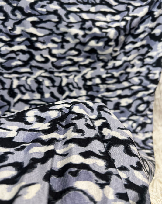 Printed Jersey Hijab: Autumn Leopard