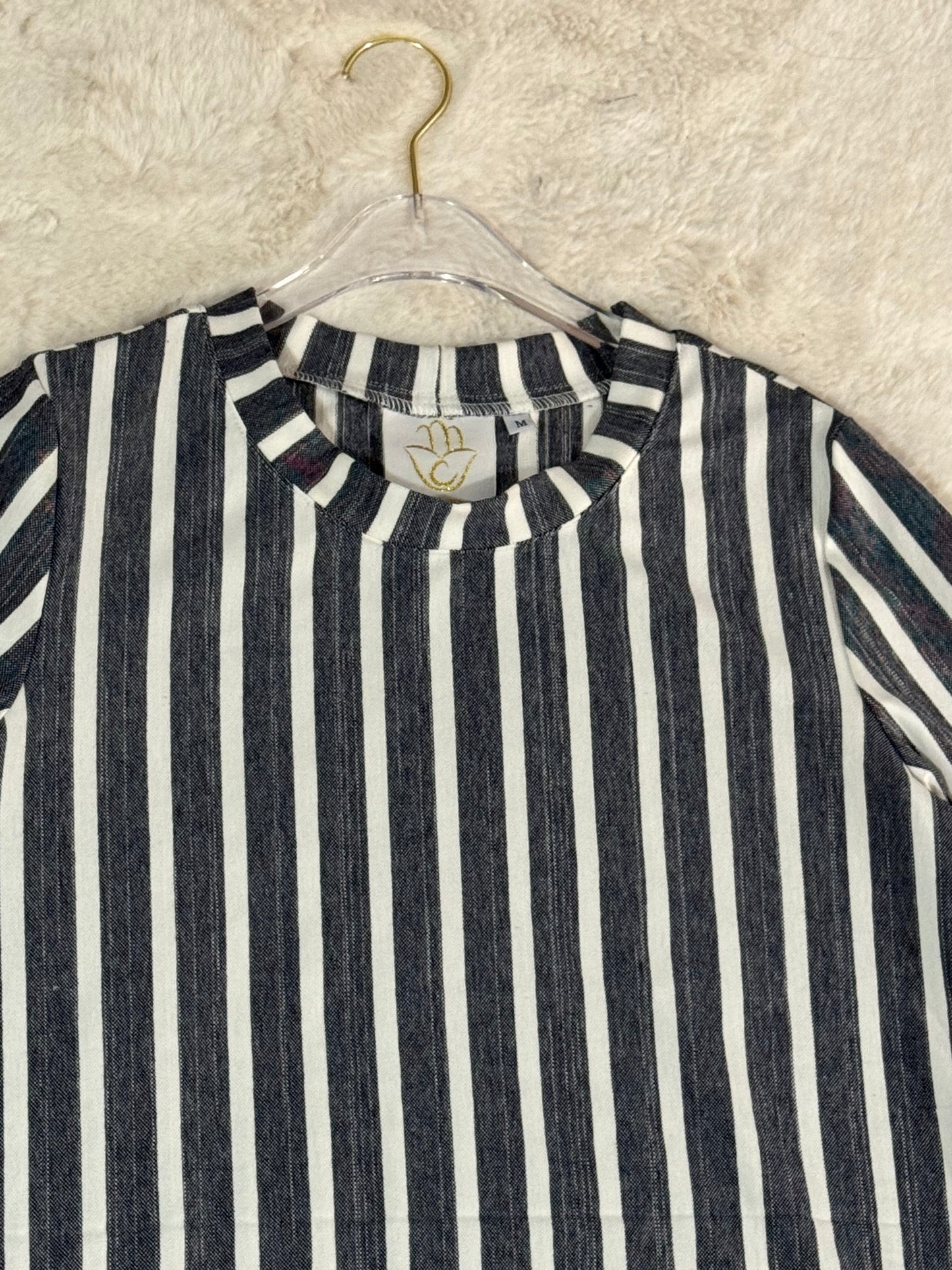 MC Everyday Tunic - Denim & Cream