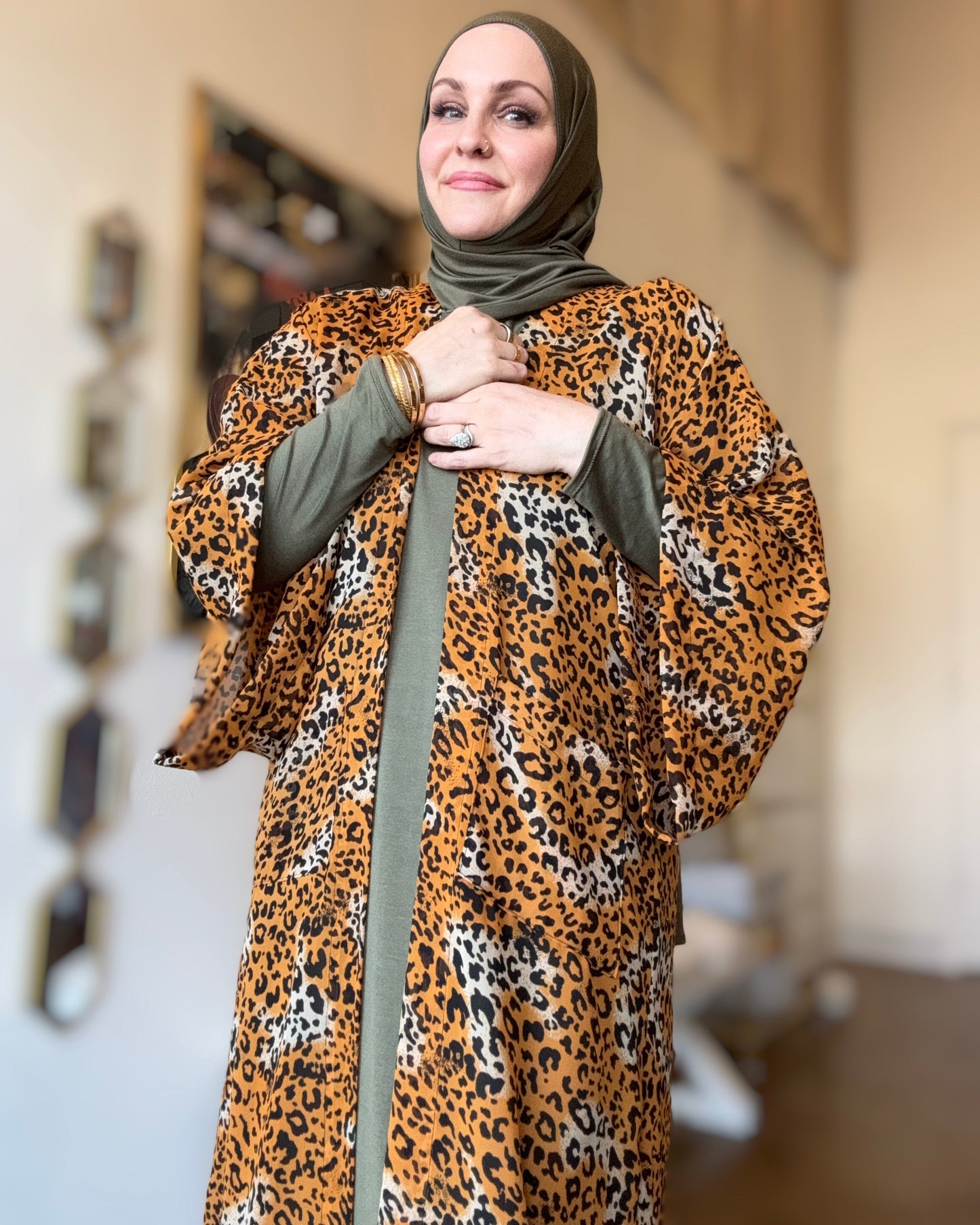 Signature MC Kimono: Flirtatious Feline