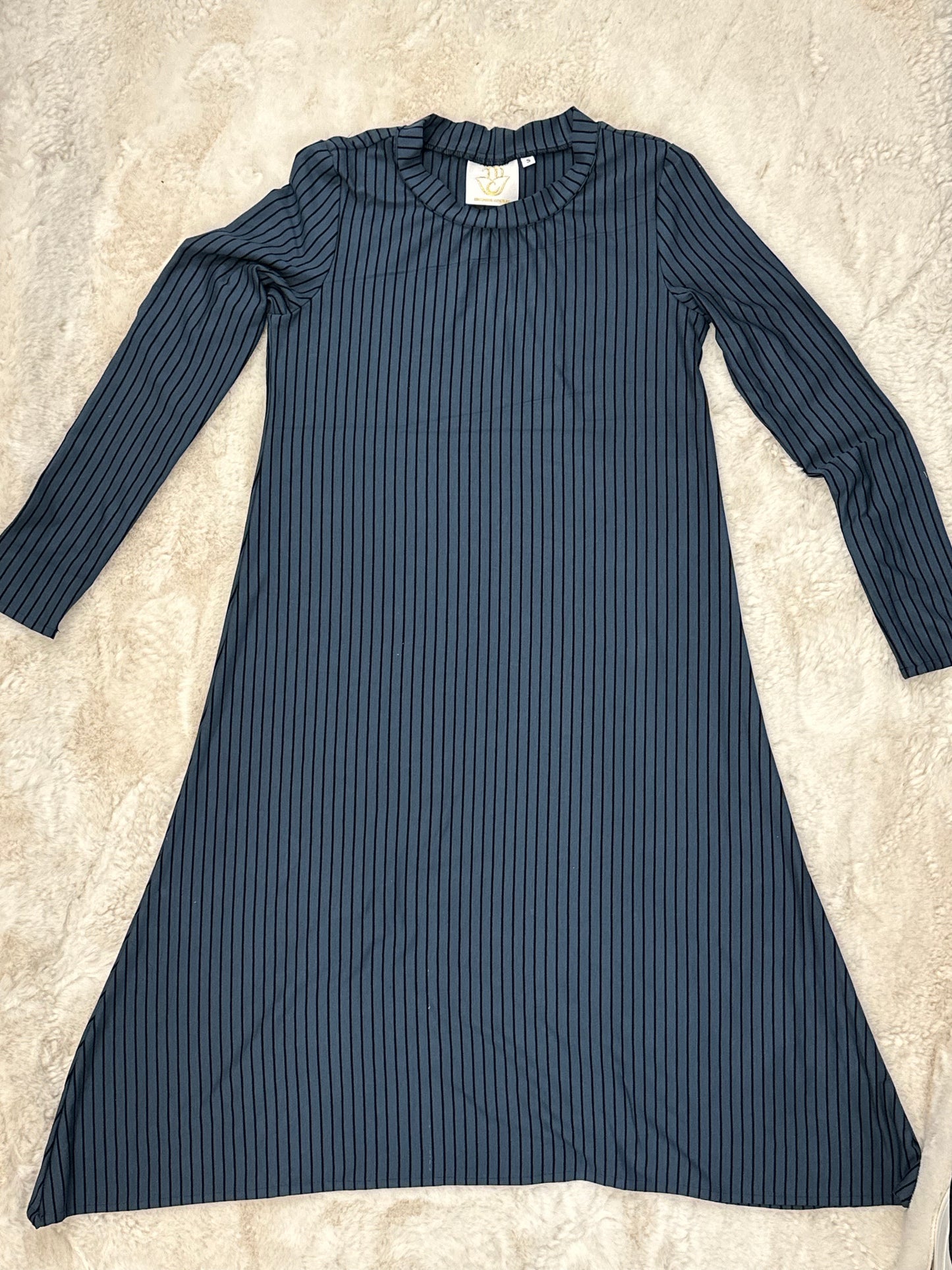 MC Everyday Tunic - Striped Dark Sea Blue