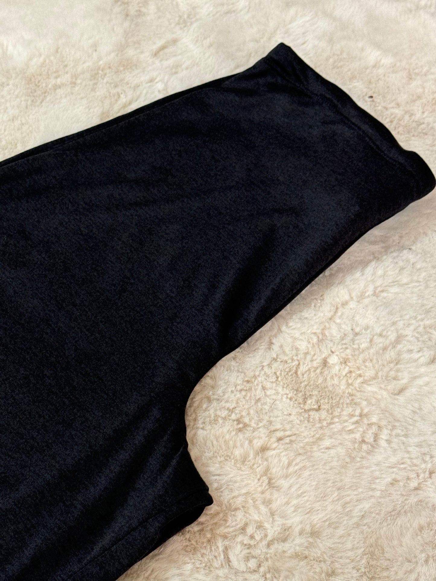 Performance Jersey Palazzo Pant: Smokin Hot Black