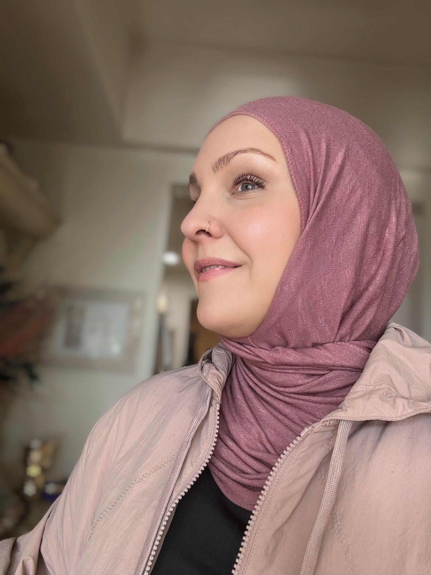 Jersey Hijab: Dusty Desert Rose