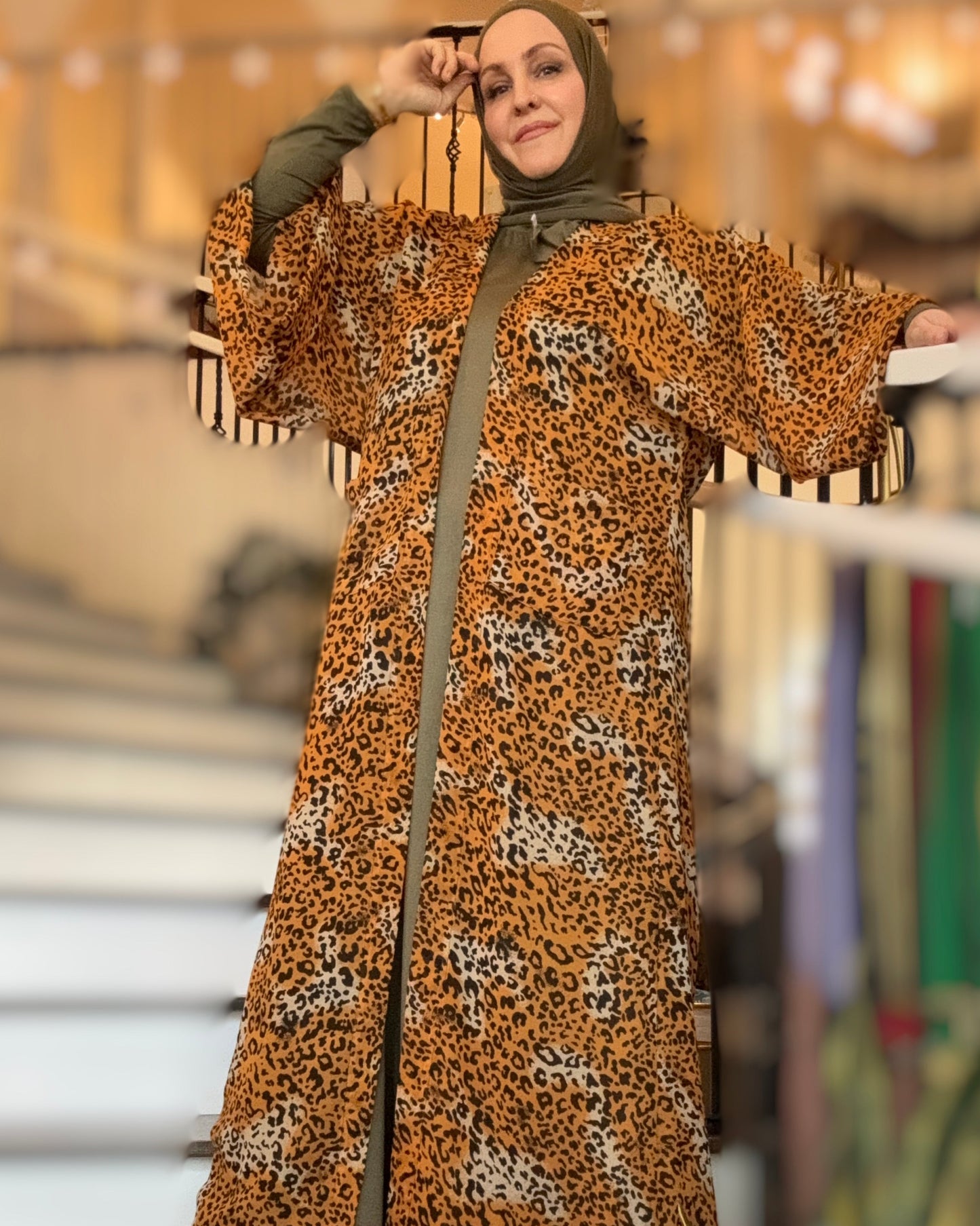Signature MC Kimono: Flirtatious Feline
