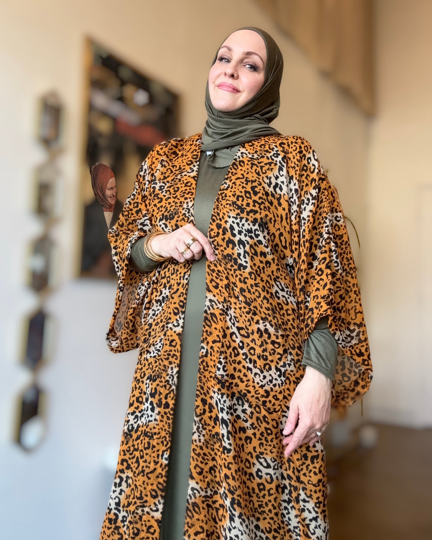 Signature MC Kimono: Flirtatious Feline