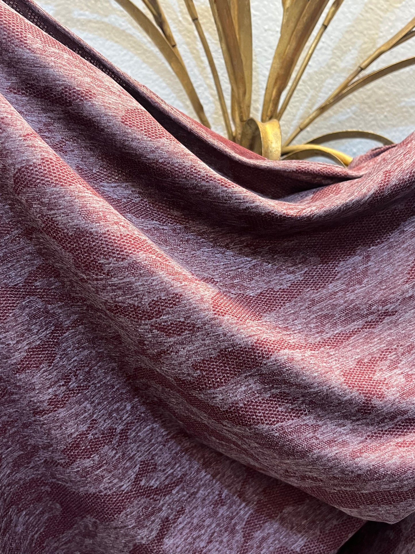 Performance Burnout Jersey Hijab: Burgundy Lace