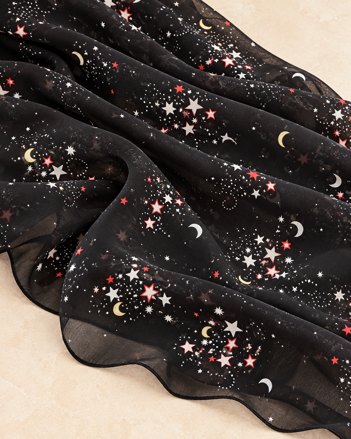Chiffon Hijab: Under the Ramadan Sky