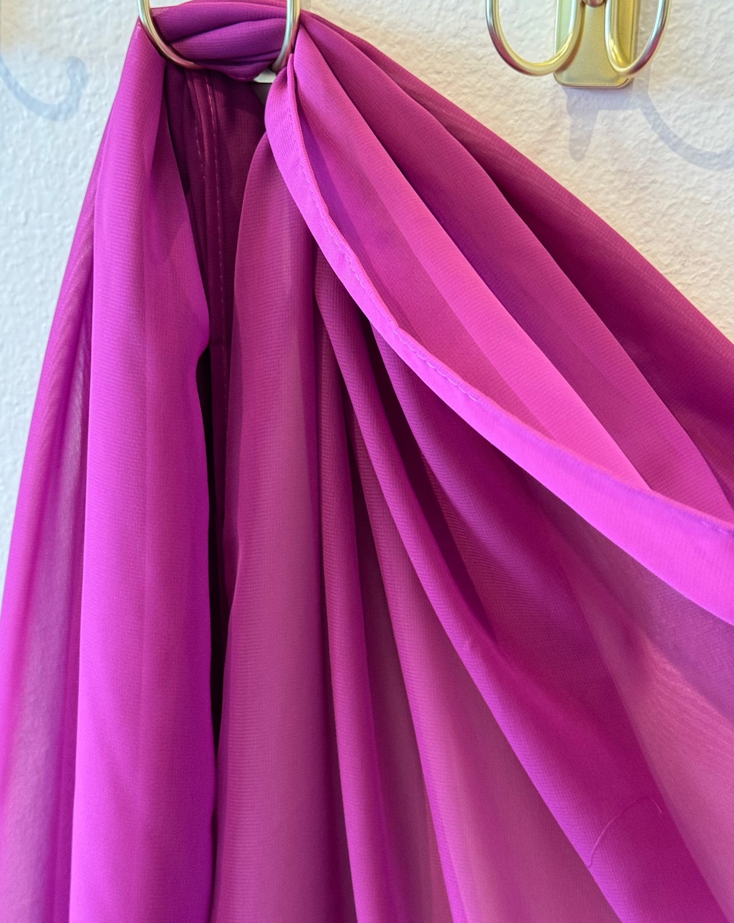 Chiffon Hijab: Bright Boysenberry