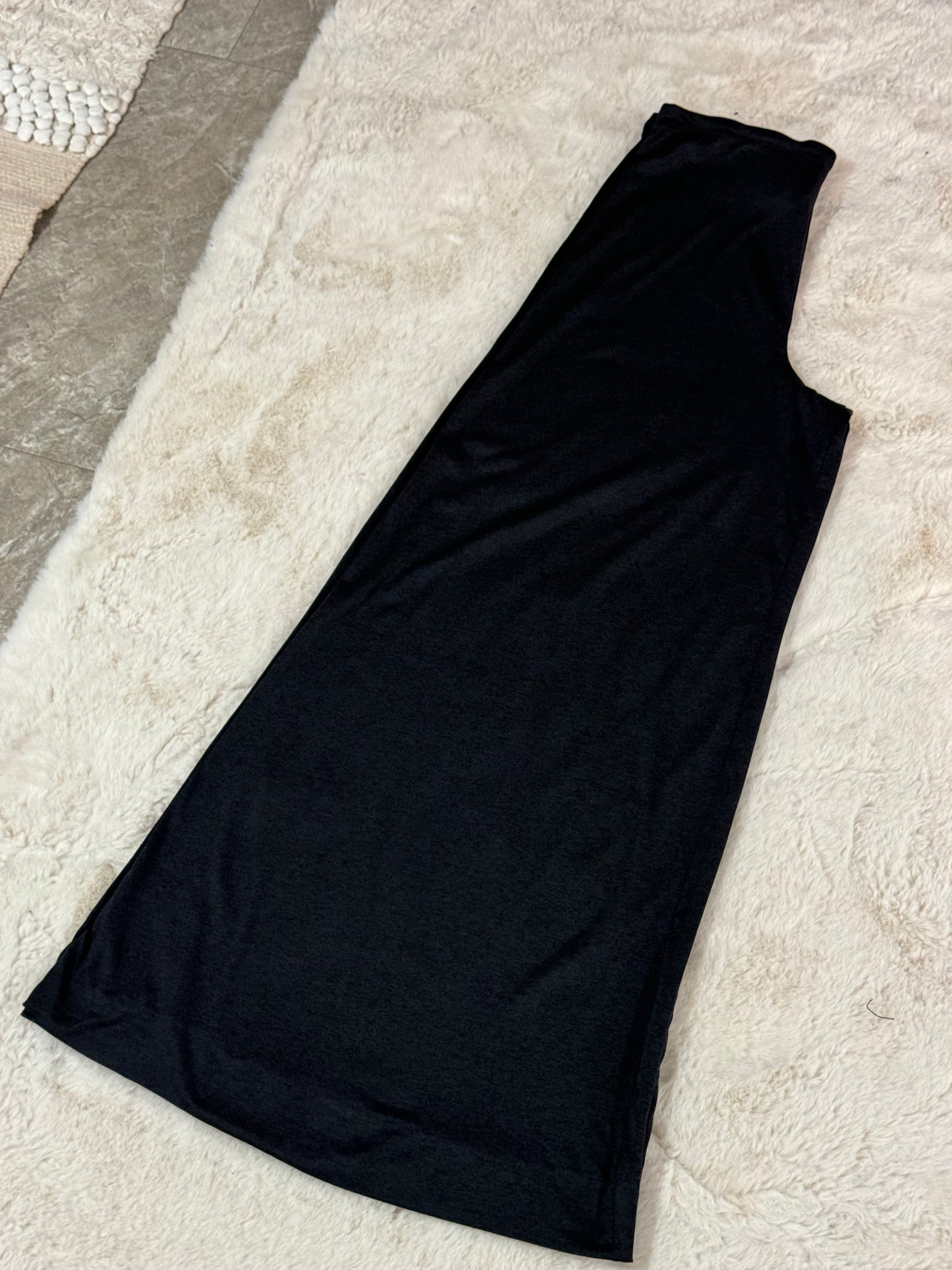 Performance Jersey Palazzo Pant: Smokin Hot Black