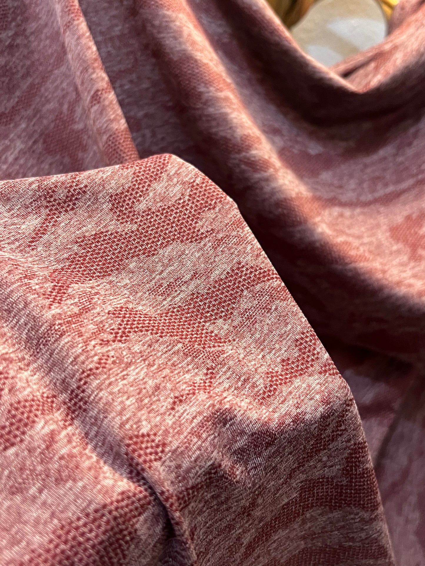 Performance Burnout Jersey Hijab: Burgundy Lace