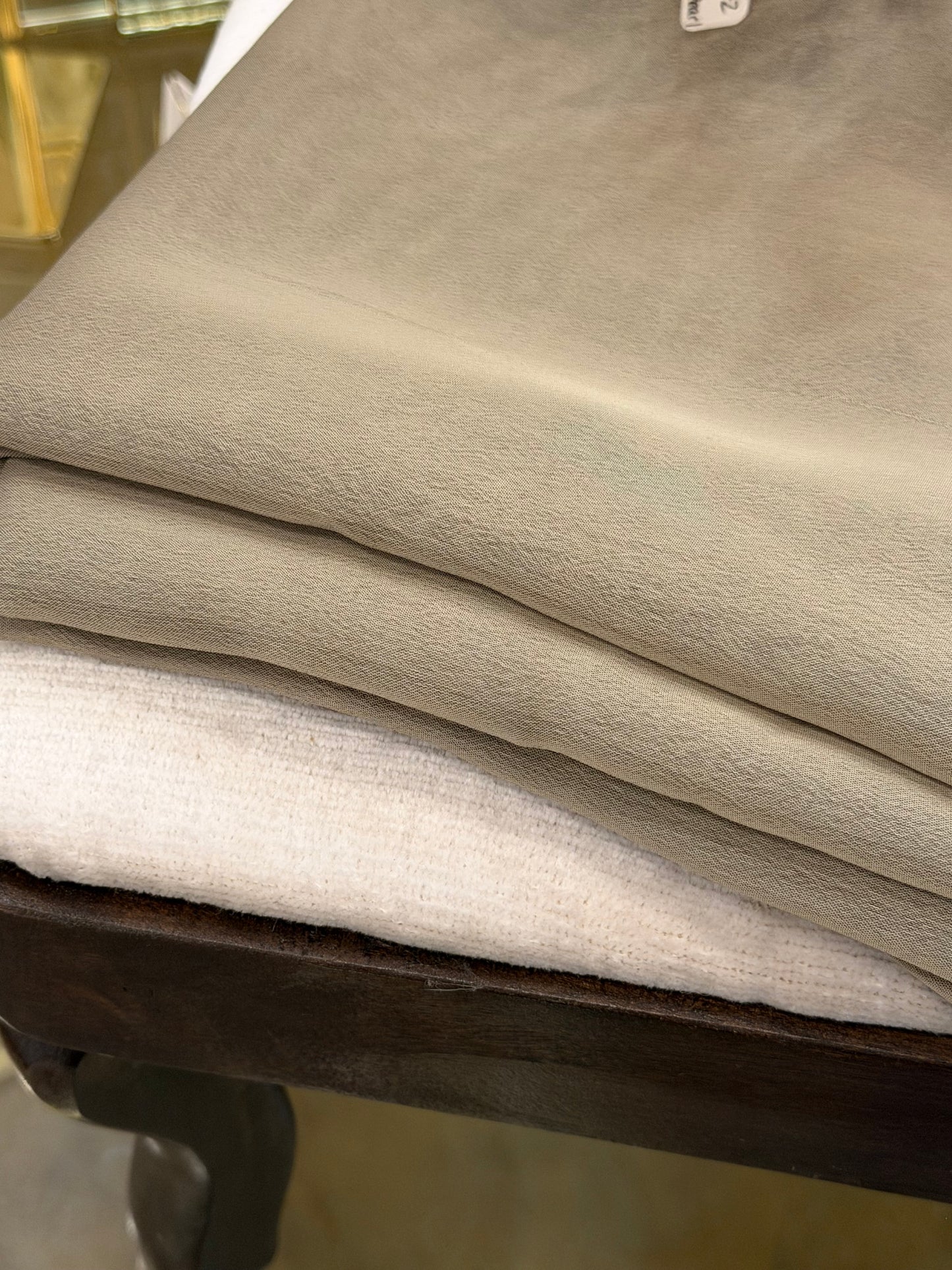 Iridescent Chiffon Hijab: Stone Henge