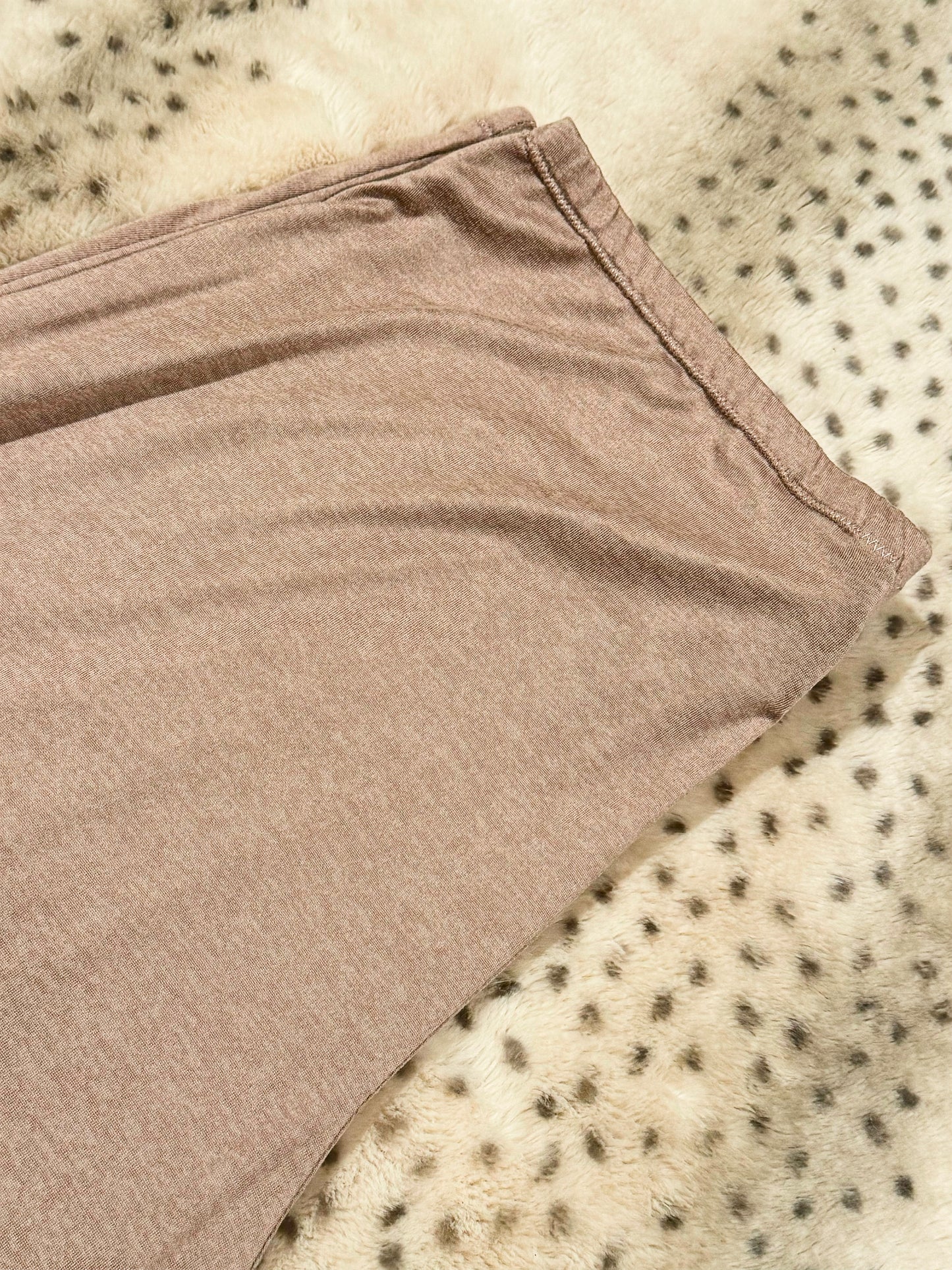 Performance Jersey Palazzo Pant: Oatmeal