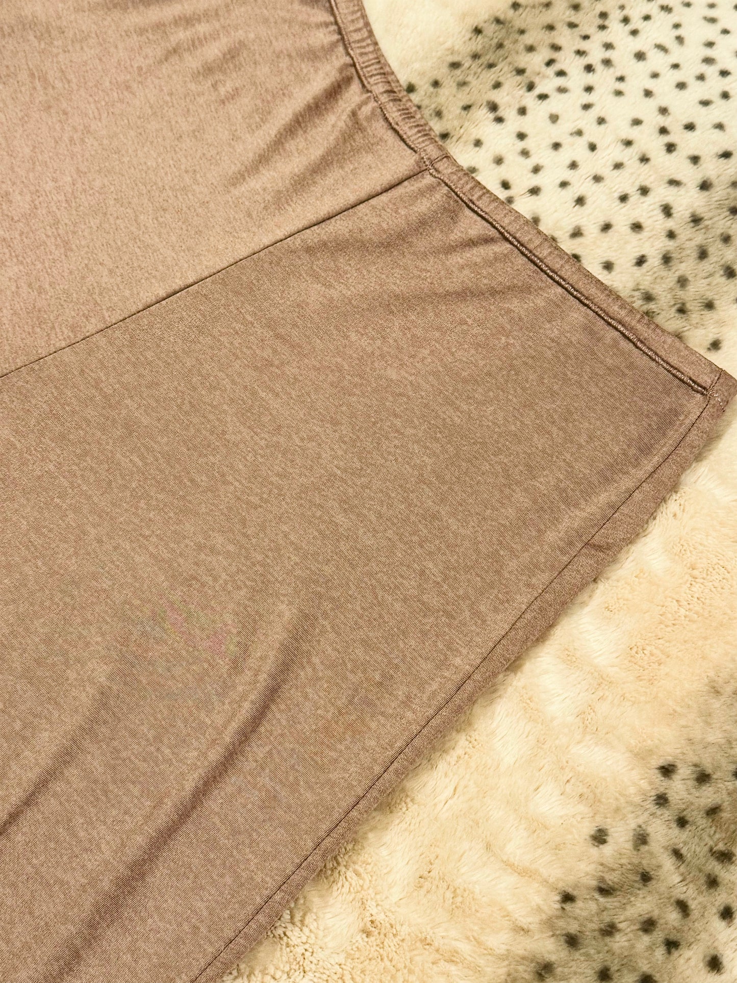Performance Jersey Palazzo Pant: Oatmeal