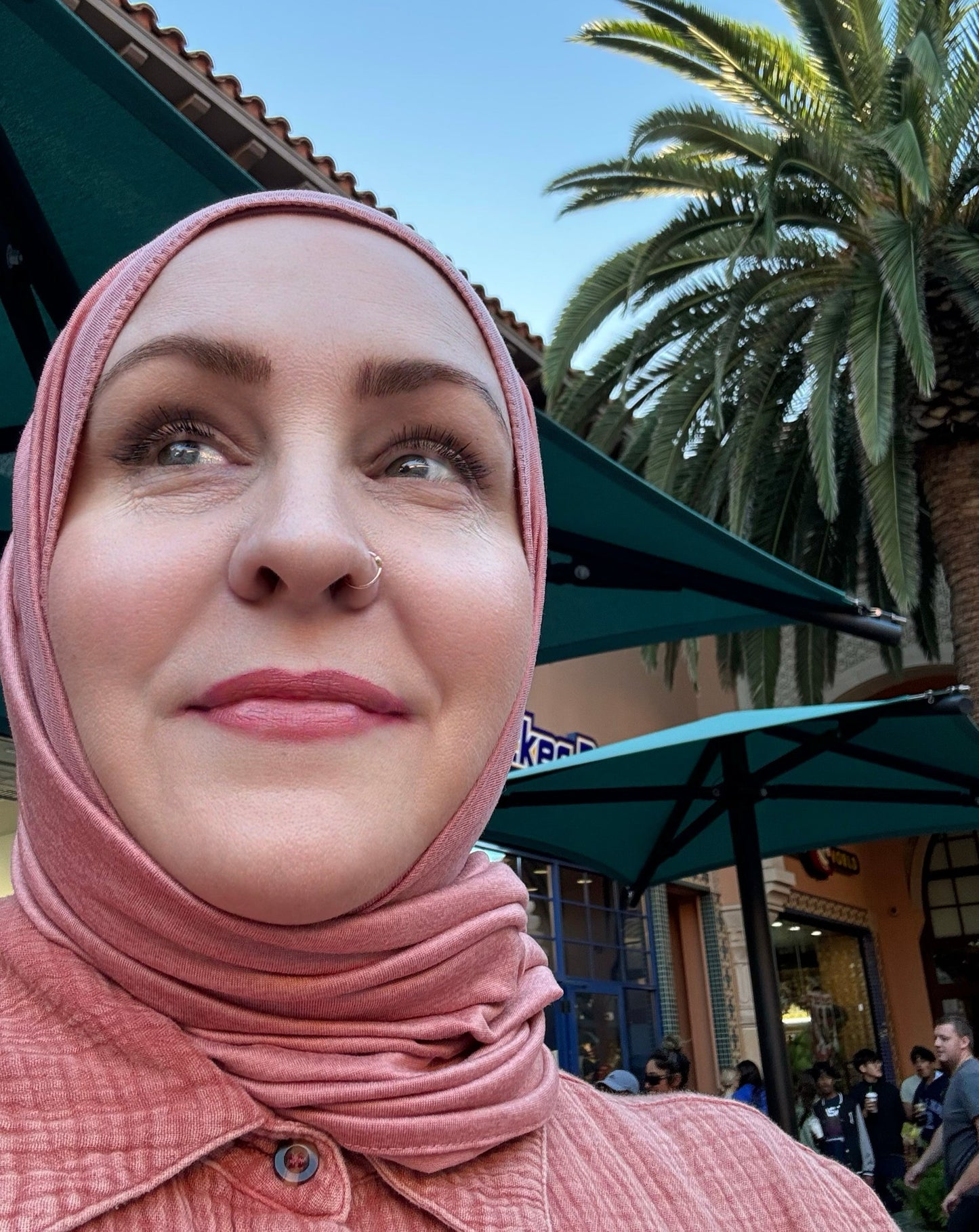 Performance Jersey Hijab: Dusty Rose
