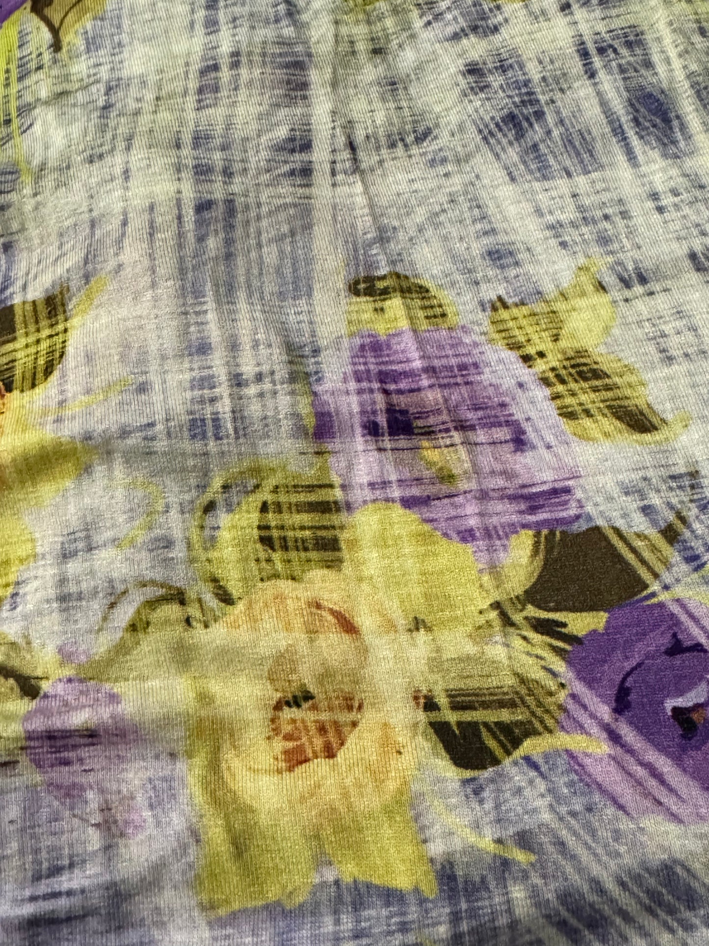 "Floral Amethyst" Rayon Lycra Jersey Prayer Set