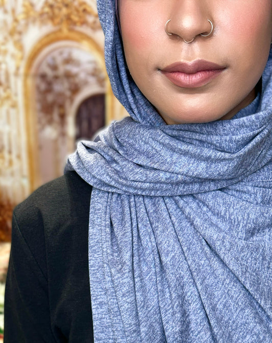 Performance Jersey Hijab: Lavender Grey