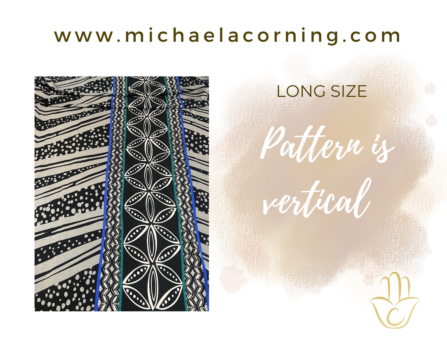 Printed Jersey Hijab: Tausala Island Beauty
