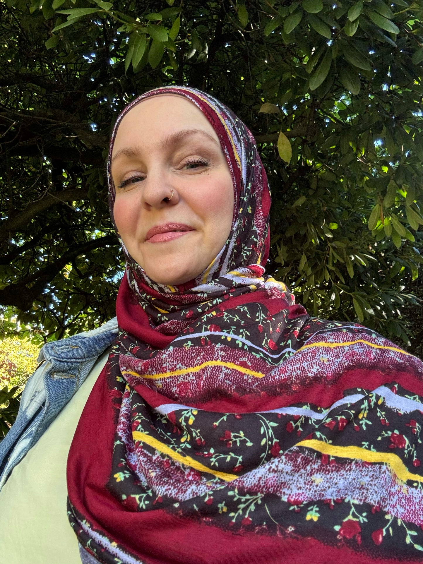 Sporty Jersey Hijab: Wild Harvest