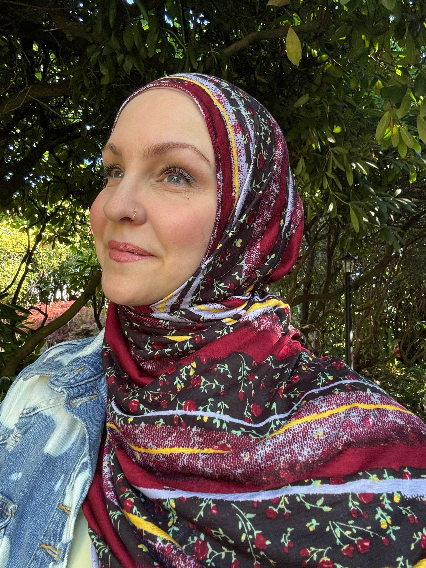 Sporty Jersey Hijab: Wild Harvest