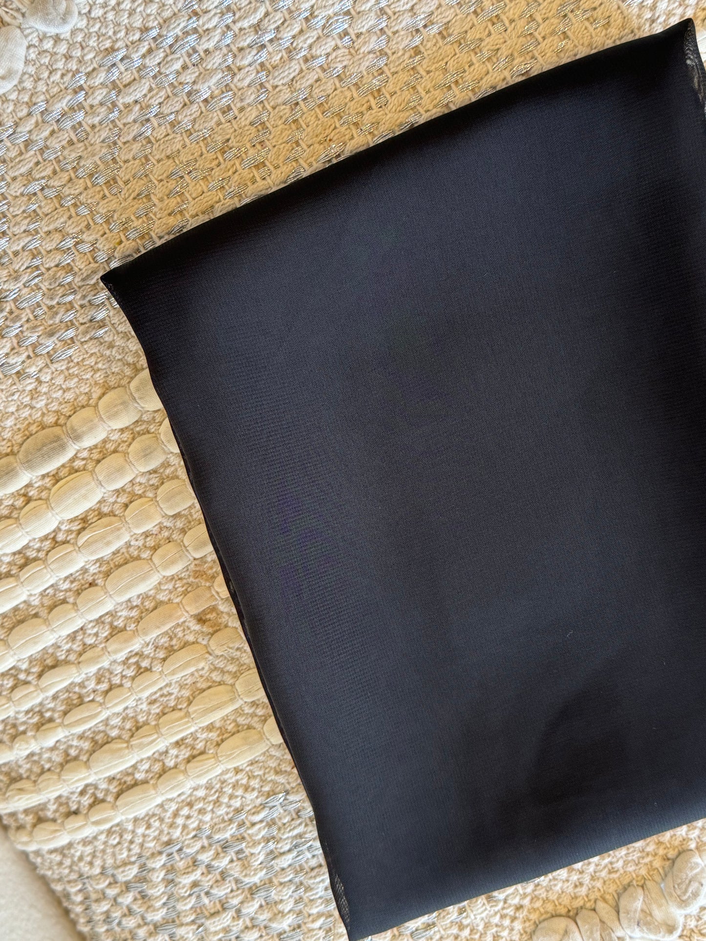 Chiffon Hijab: Black Raven