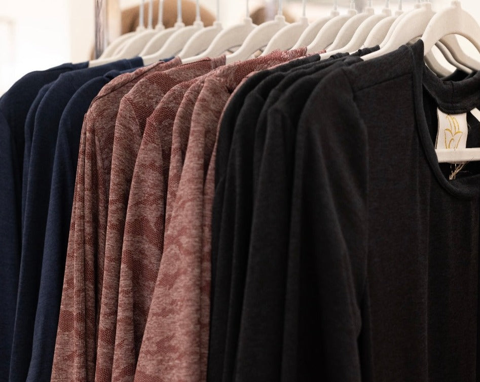 MC Essential Tunic - Burgundy Lace Performance Jersey