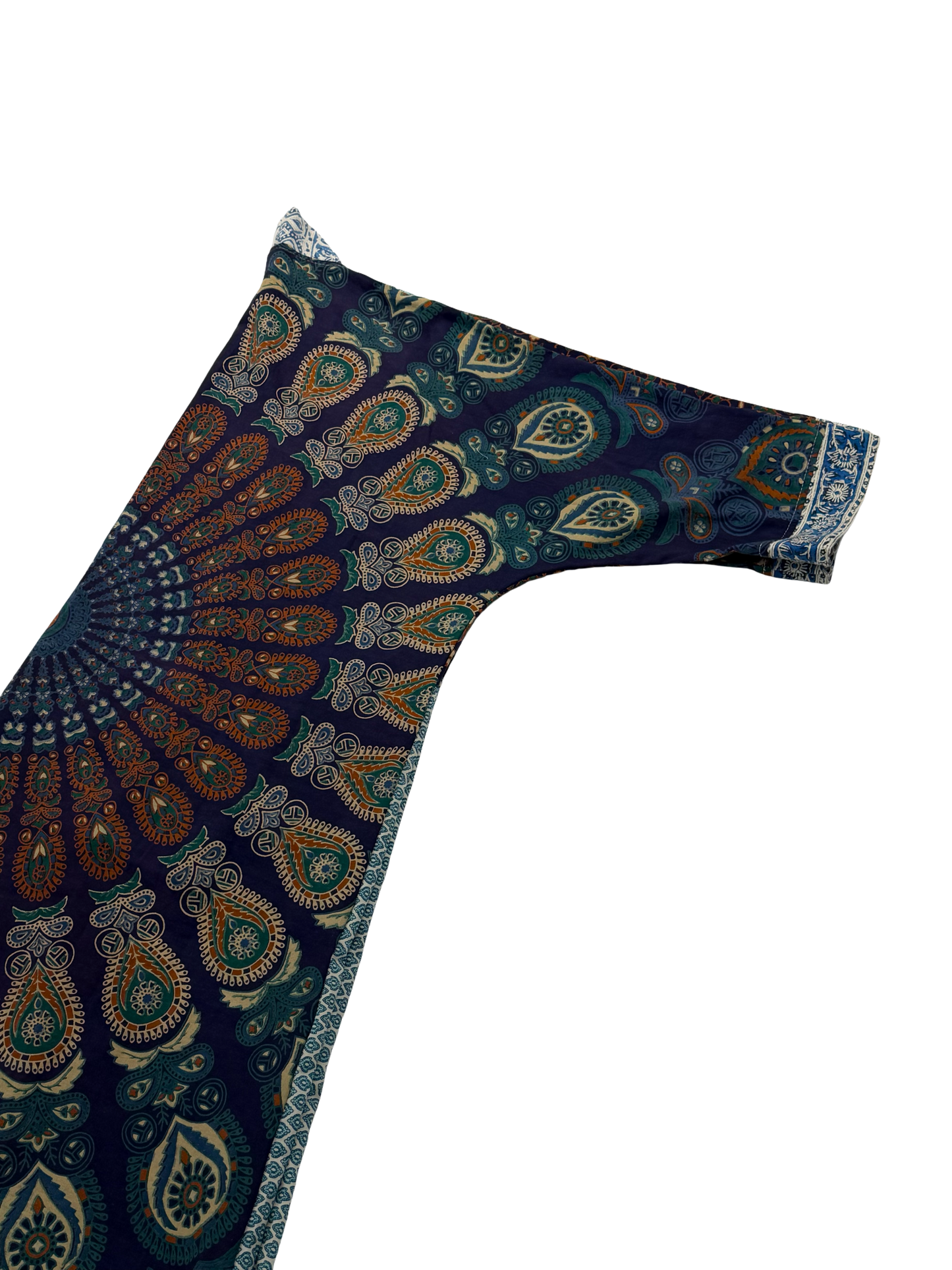 Pocket Anorak Abaya — Midnight Peacock