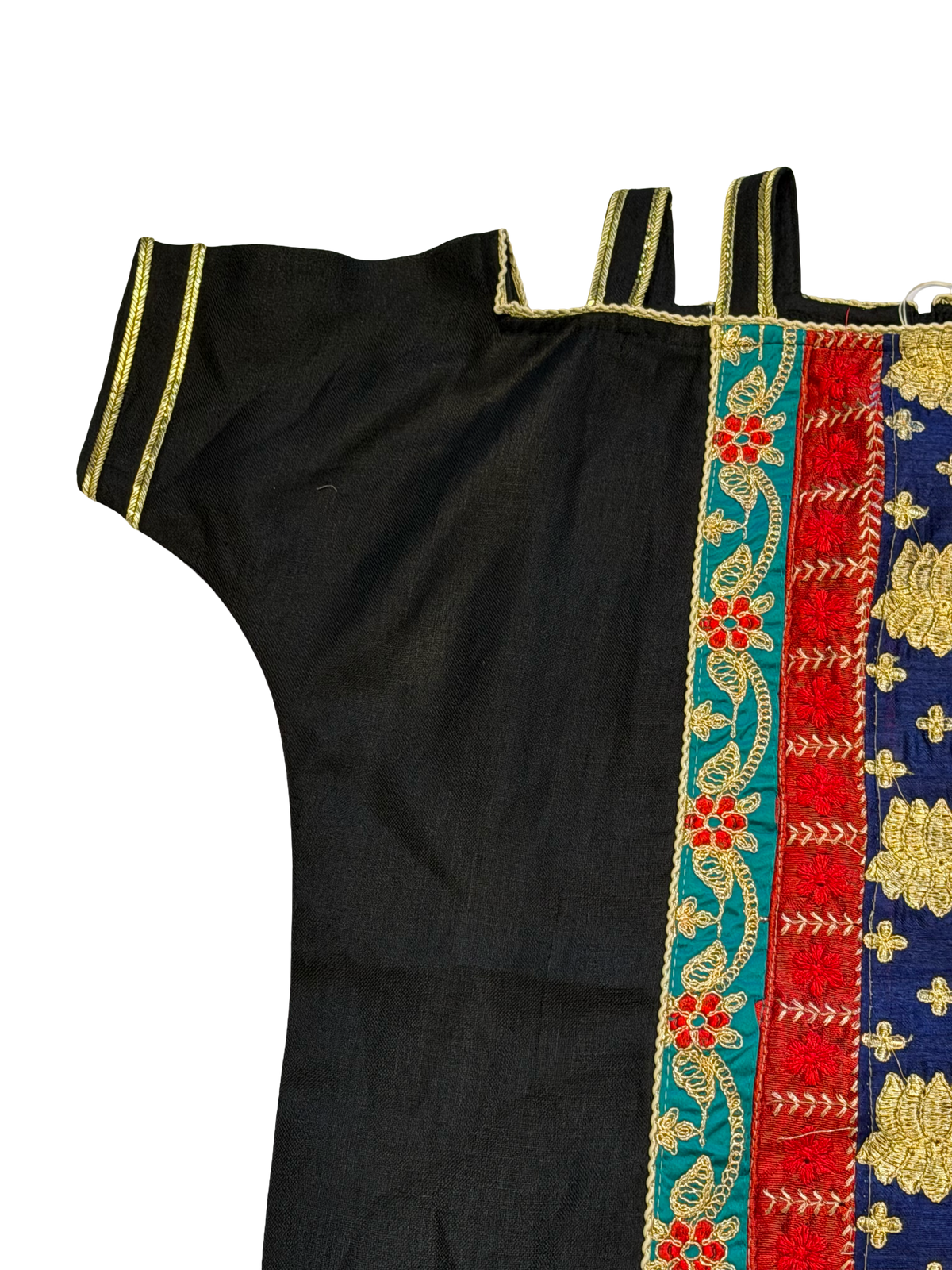 Laila Festive Eid Dress - Floral Stripes (Girls Size 6)