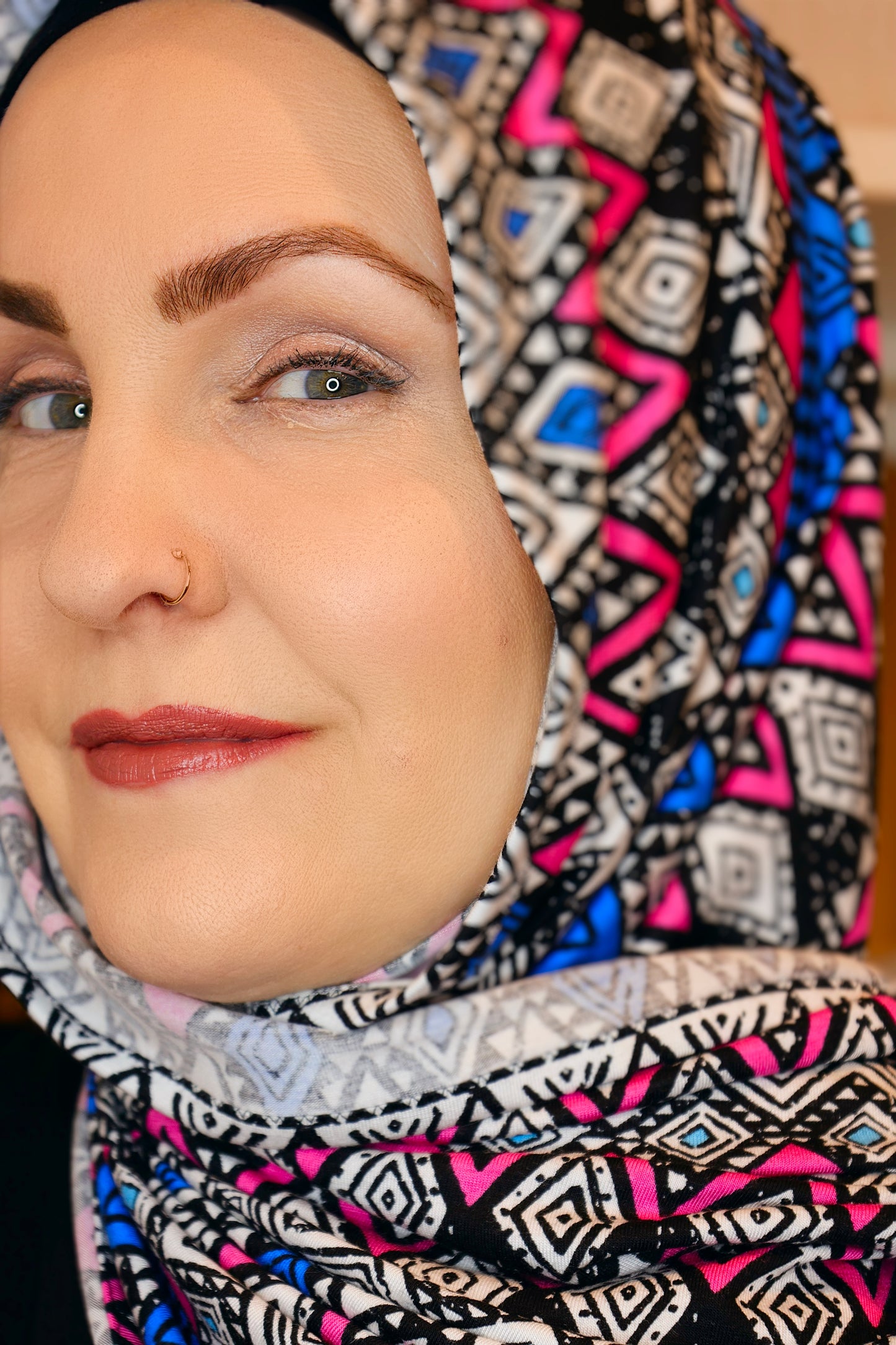 Printed Jersey Hijab: Rad City Life