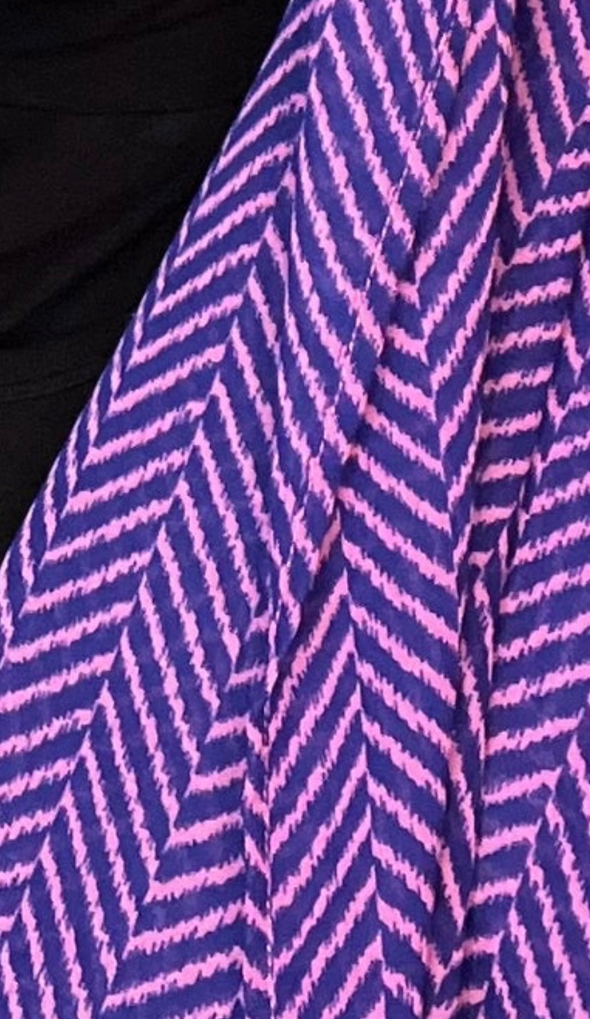 Signature MC Kimono: Pink & Purple Herringbone