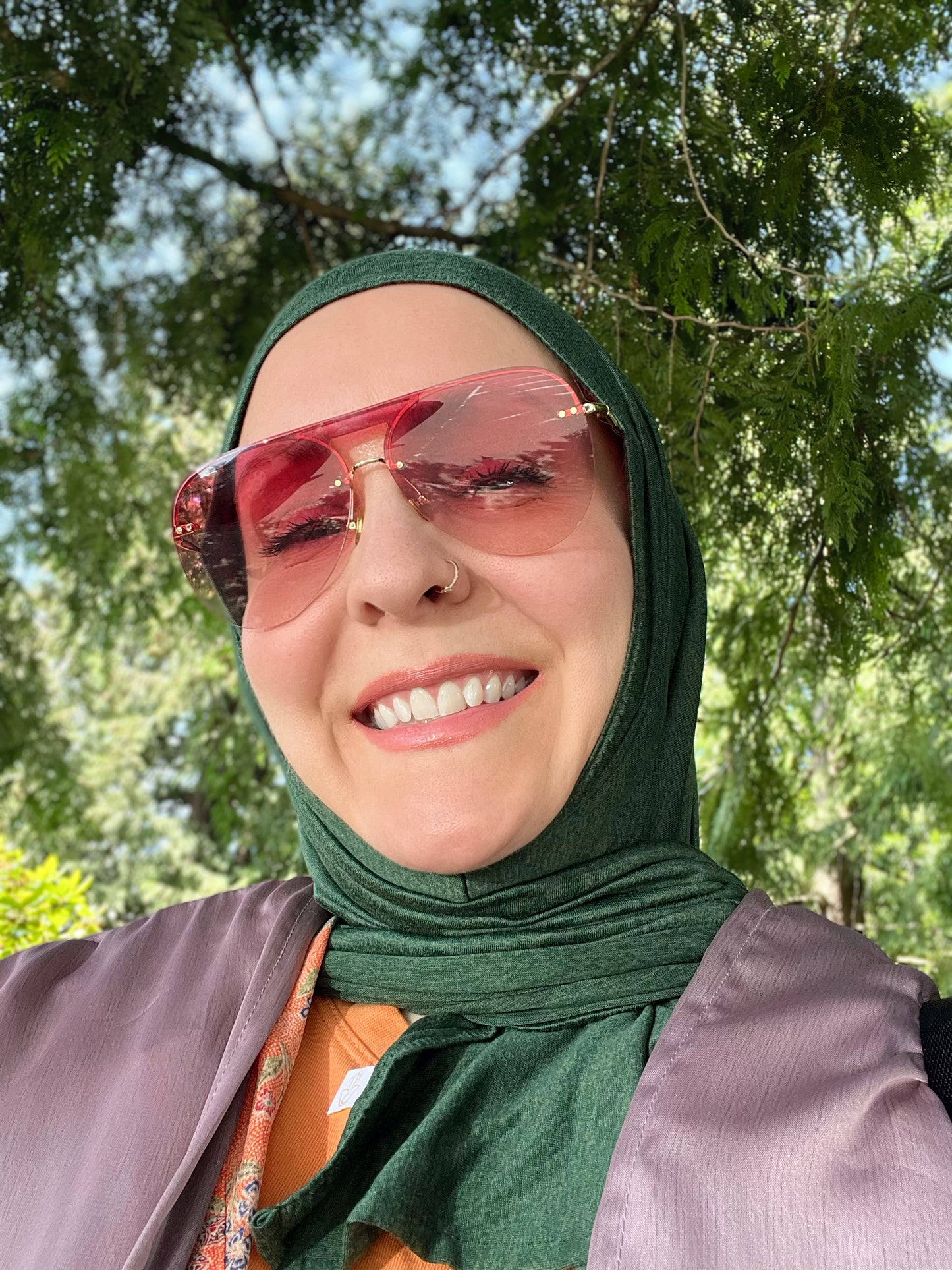 Performance Jersey Hijab: Forest Green