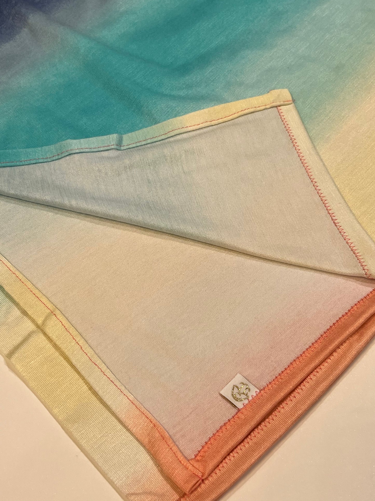 Printed Jersey Hijab: Desert Sunrise