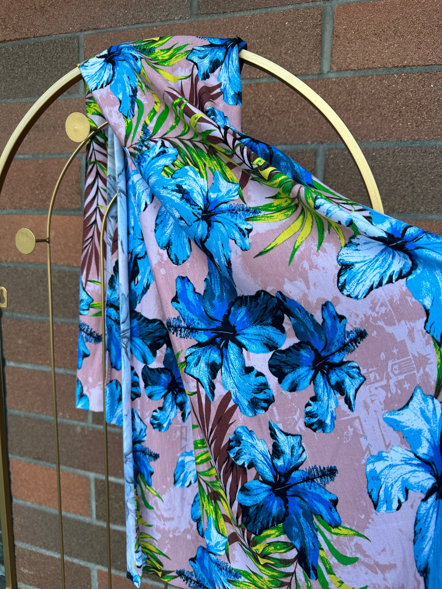 Printed Jersey Hijab: Hawaii Honeymoon