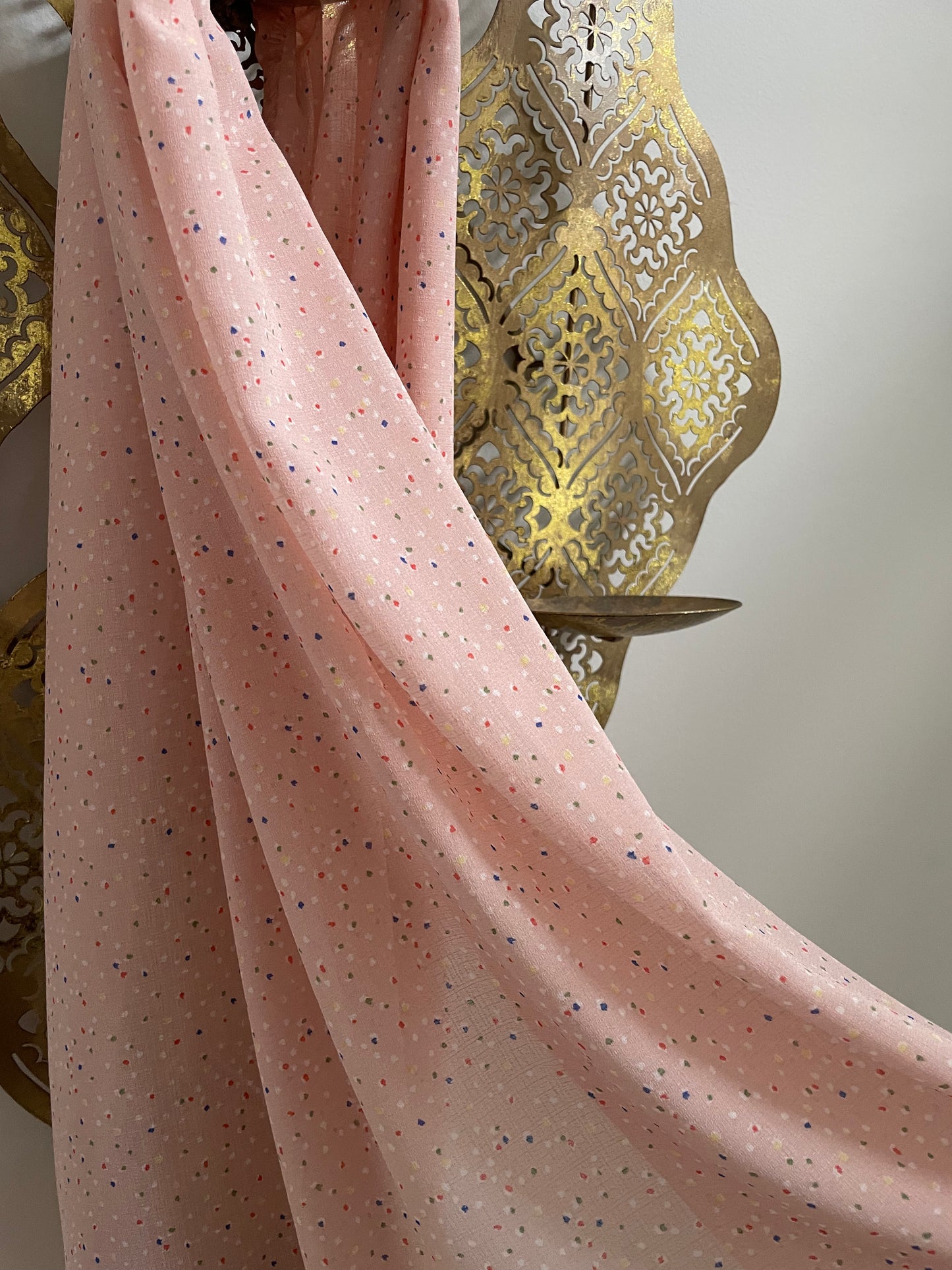 Crinkle Chiffon Hijab: Funfeti Sprinkles