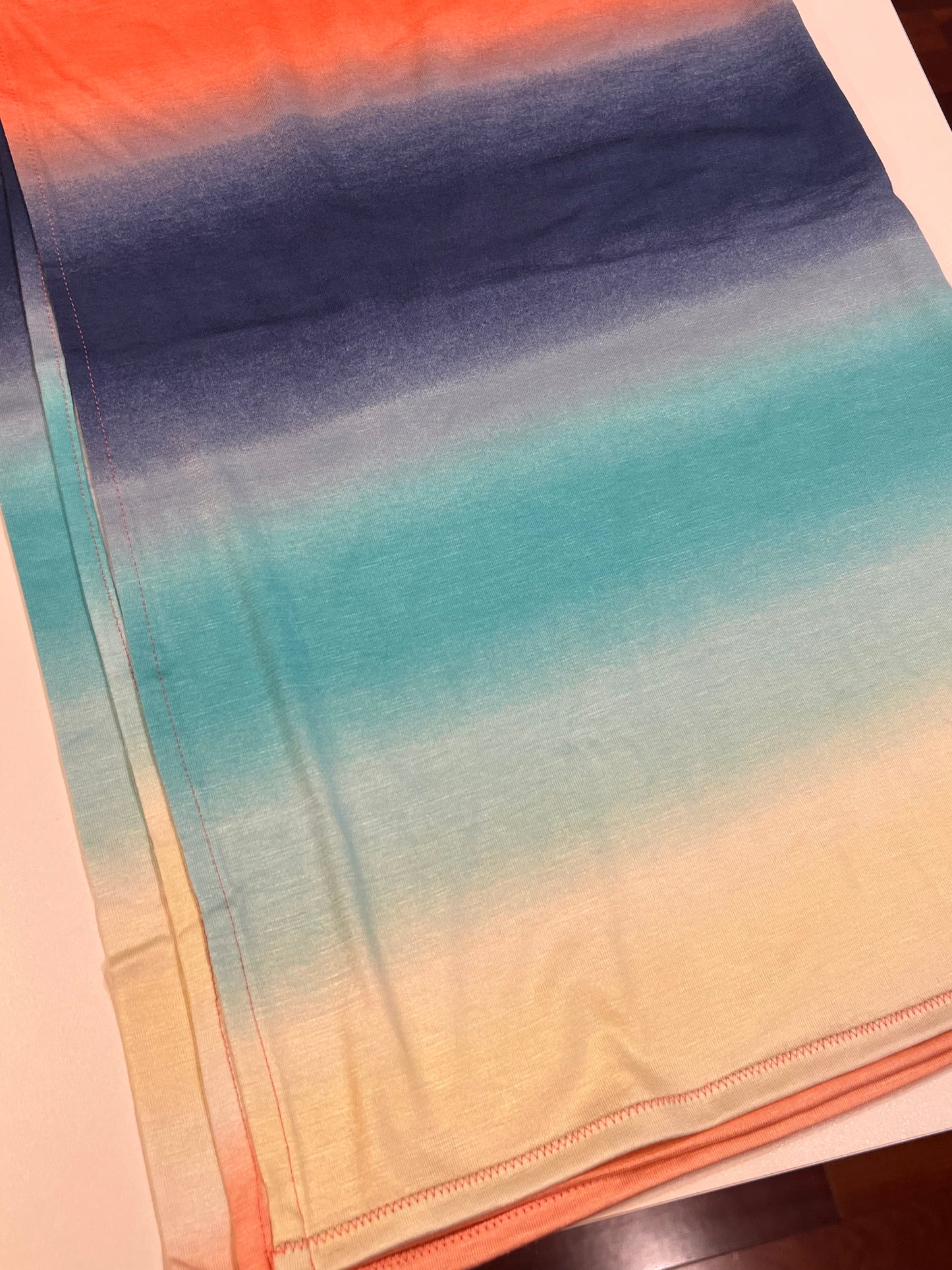 Printed Jersey Hijab: Desert Sunrise