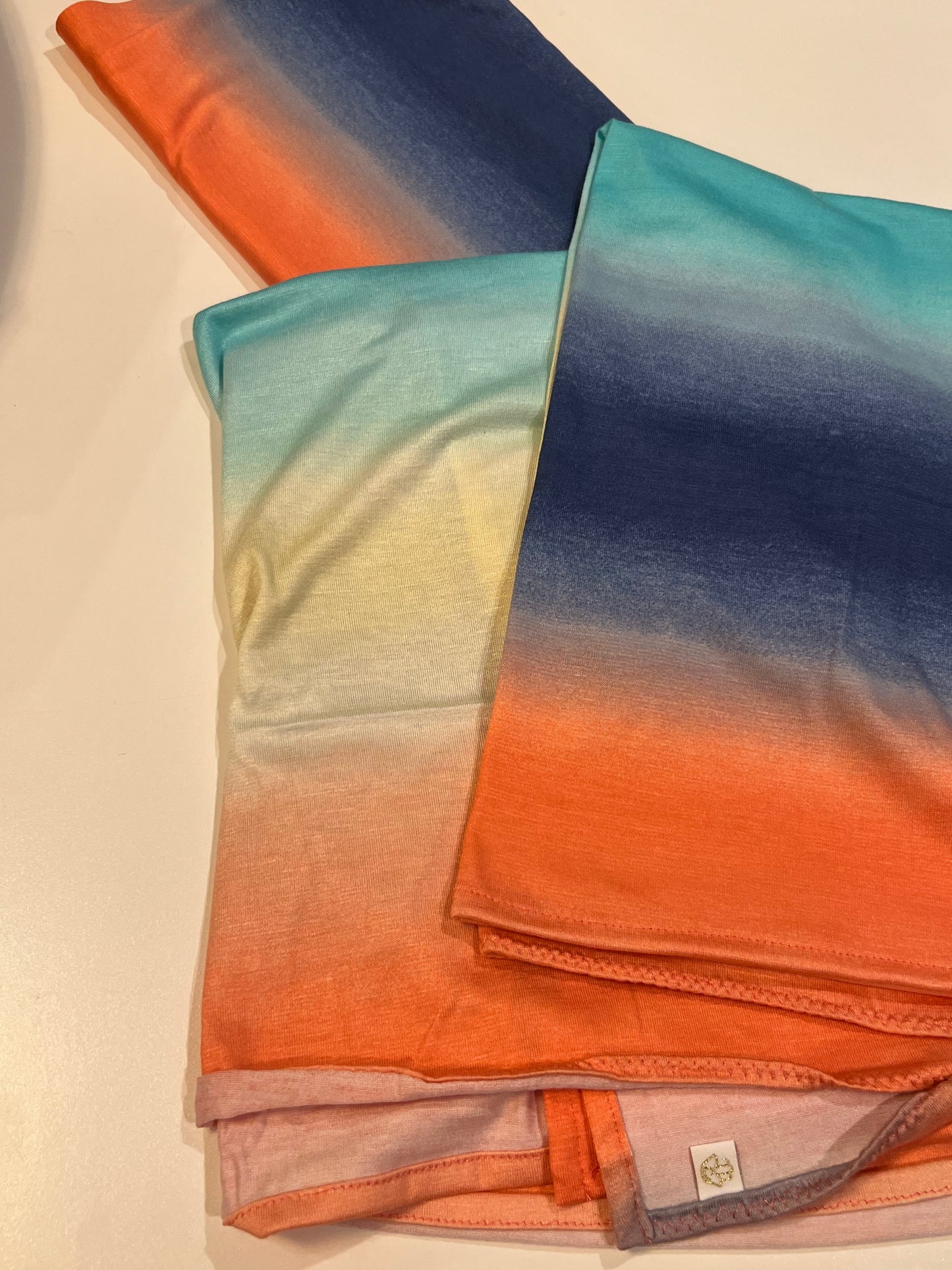 Printed Jersey Hijab: Desert Sunrise