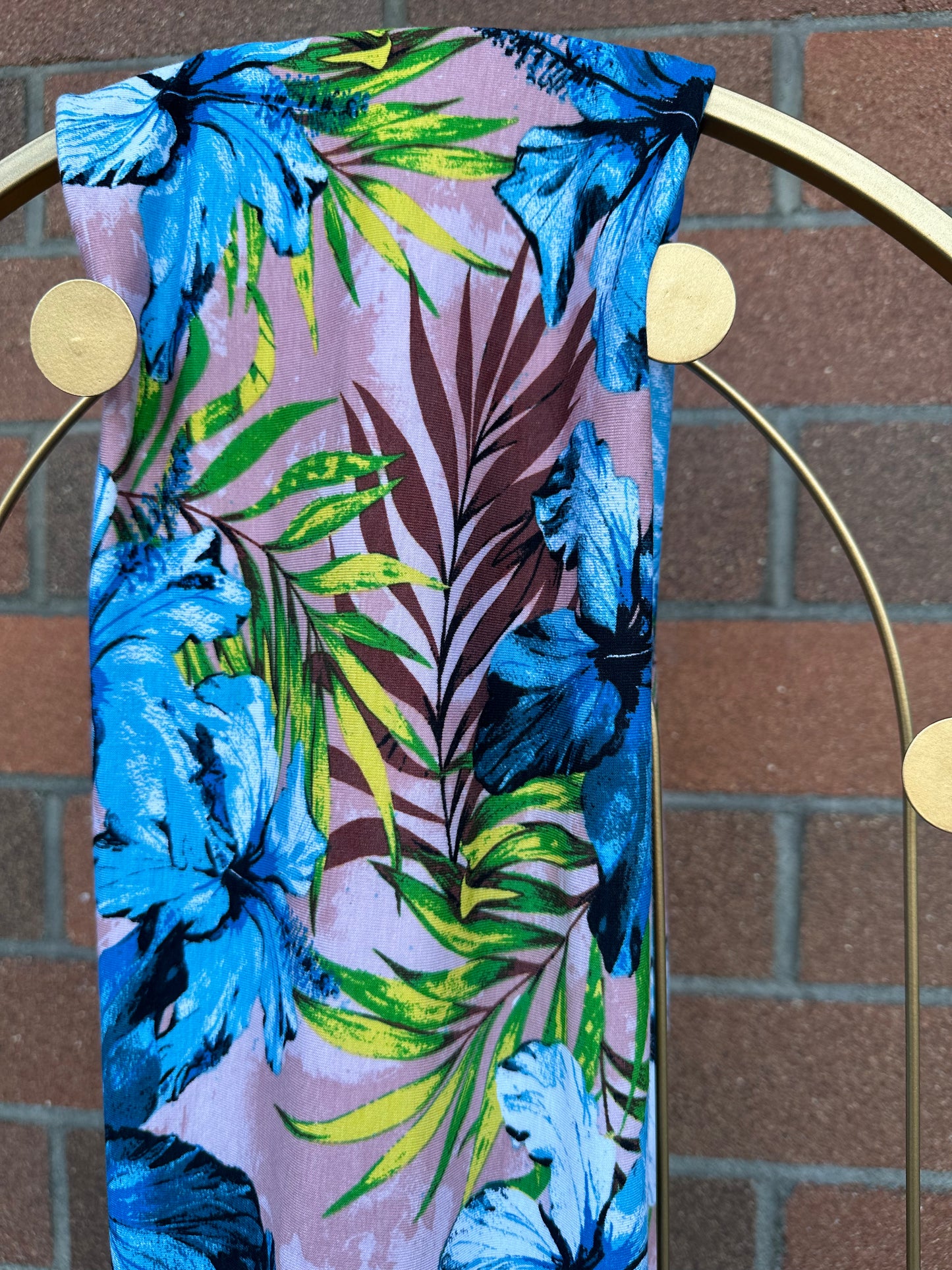Printed Jersey Hijab: Hawaii Honeymoon