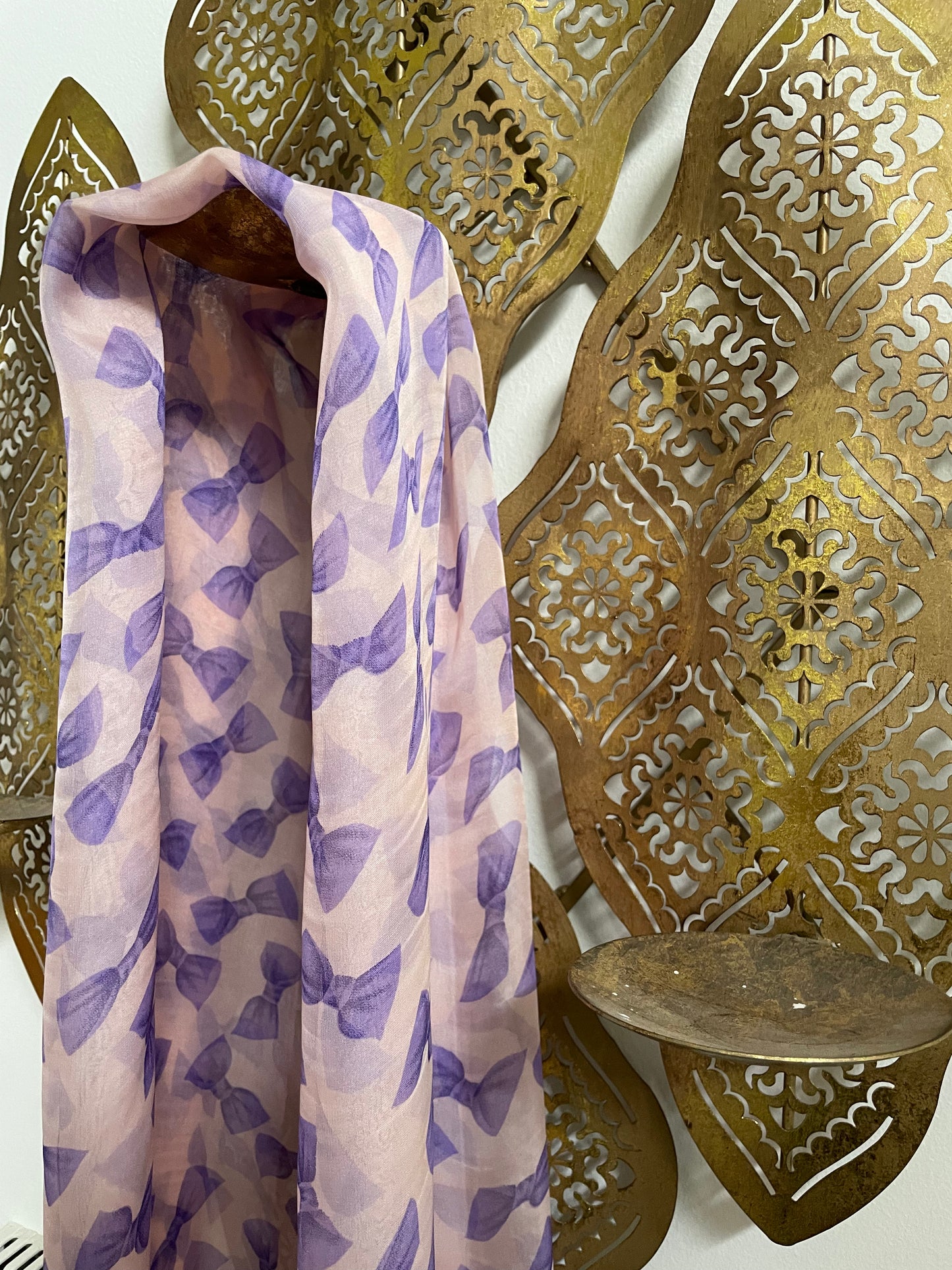 Chiffon Hijab: Bow-Tie-Full