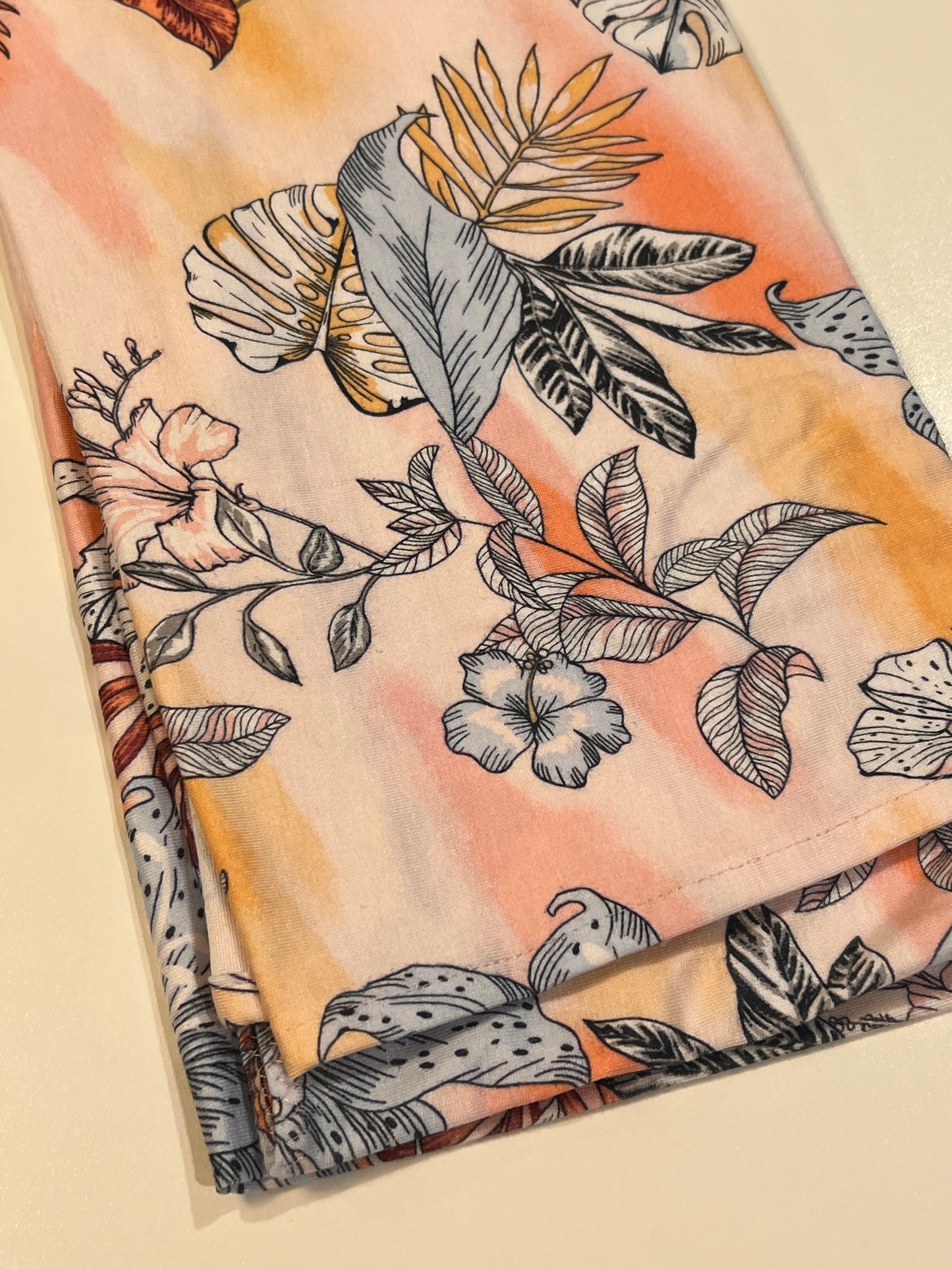 Printed Jersey Hijab: Island Punch