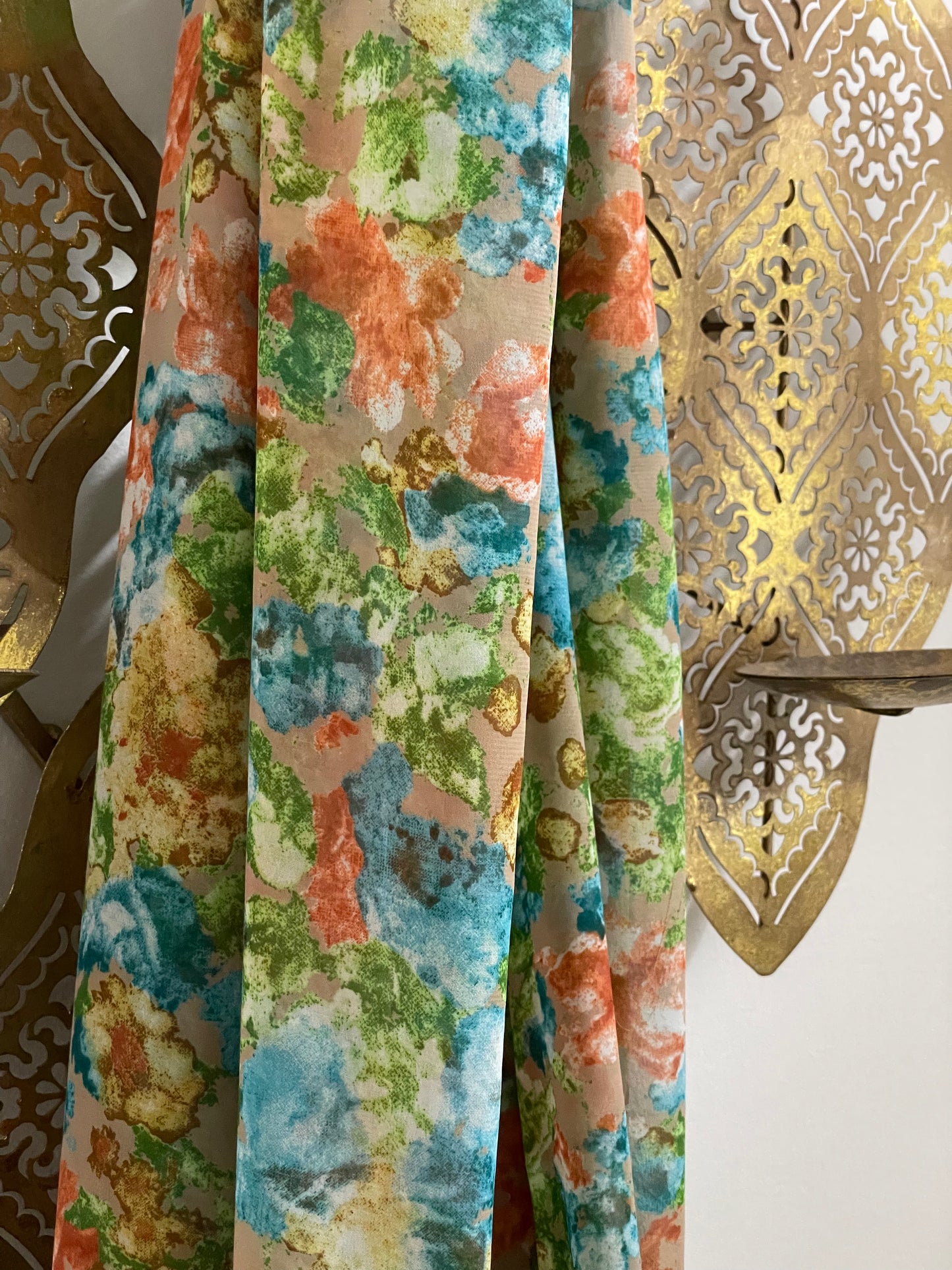 Chiffon Hijab: Monet's Garden