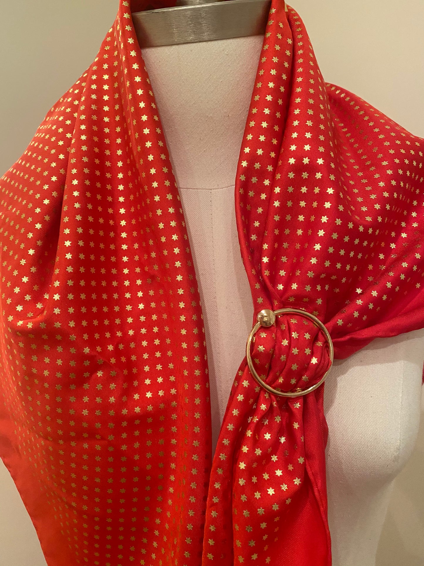 Metallic Scarf Rings