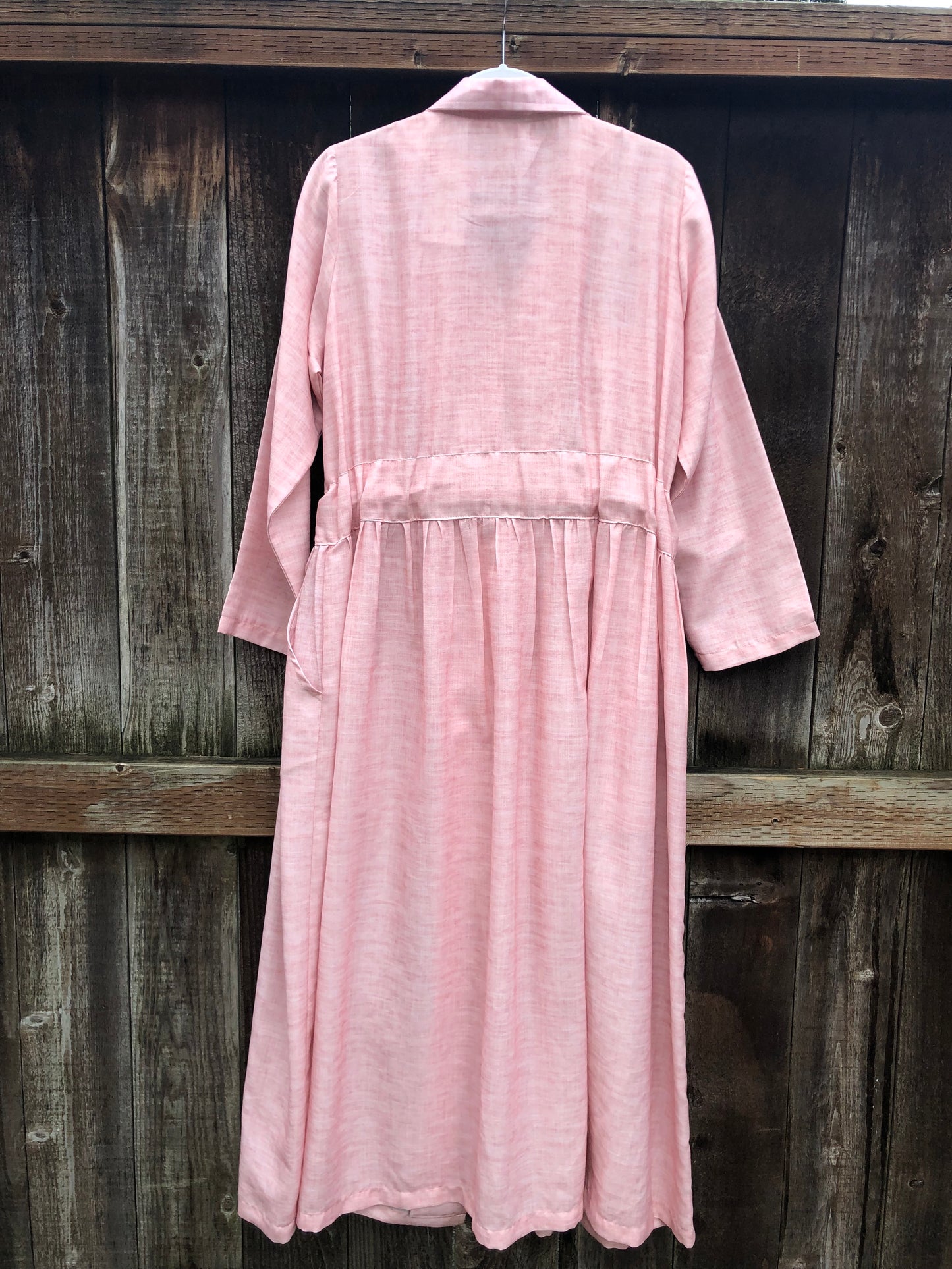 Spring Trench Dress - Pink