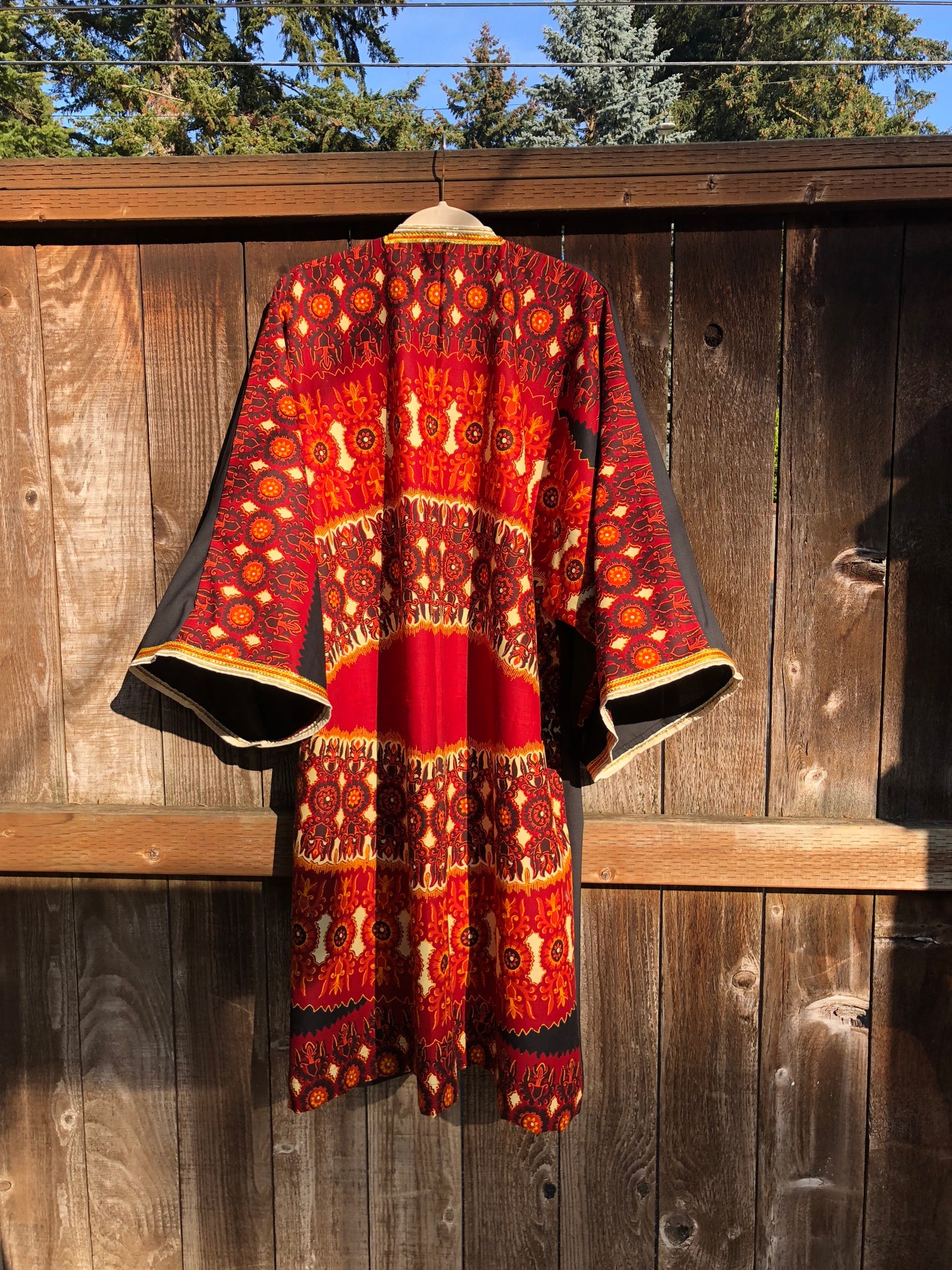 Private Collection Kimono - Dashiki Black, Gold, Orange