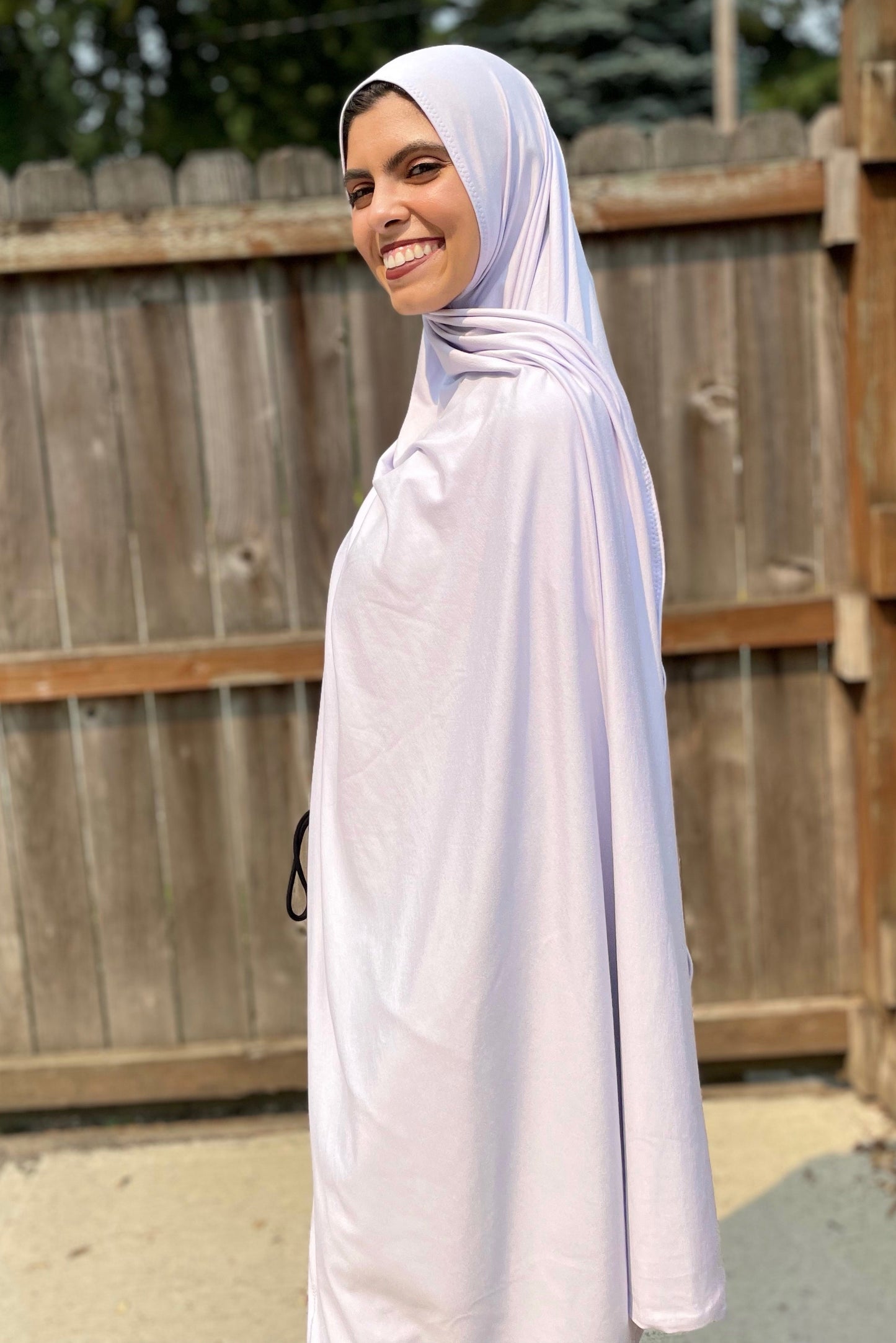 Solid Jersey Hijab: Pale Lavender