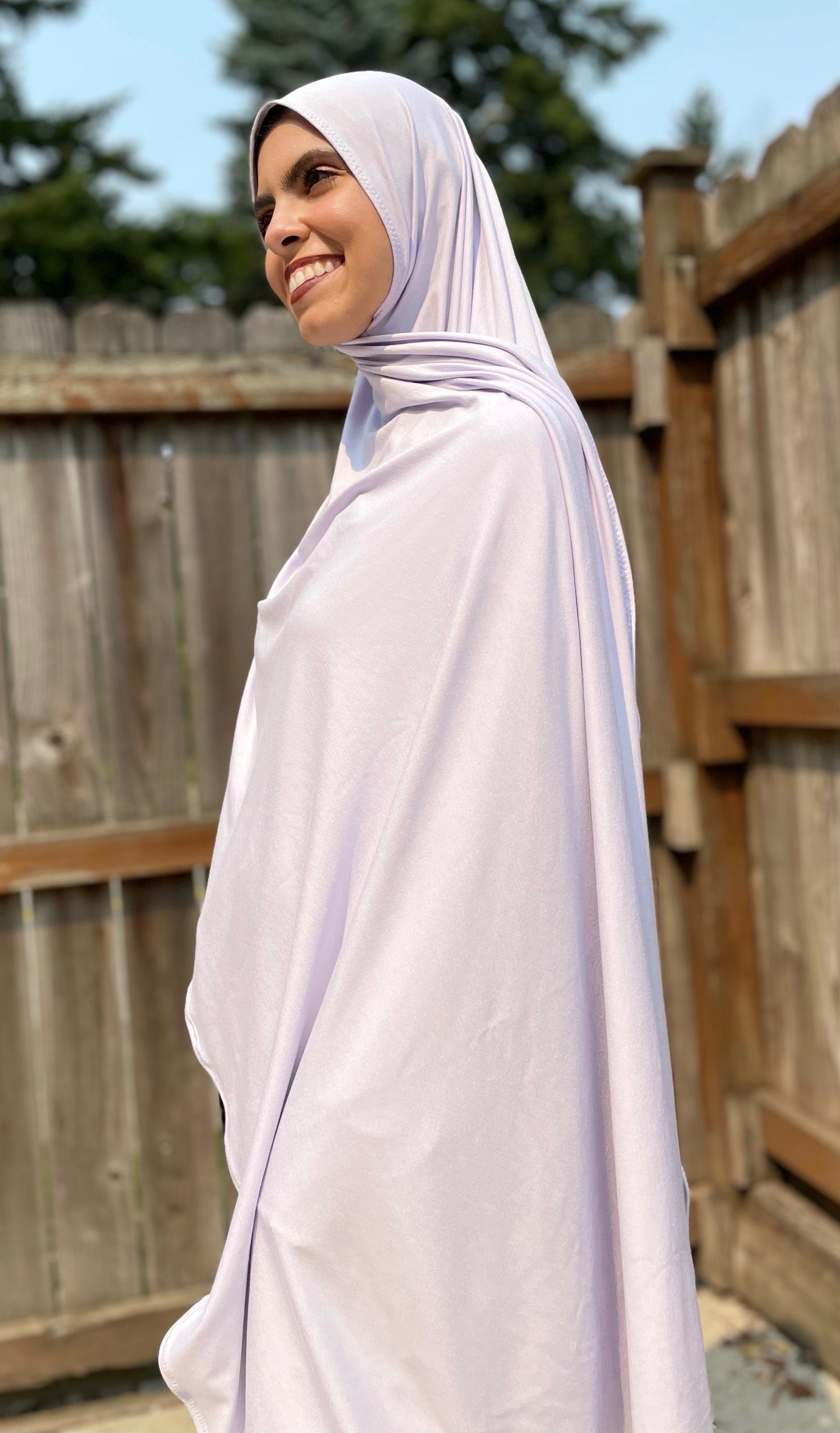 Solid Jersey Hijab: Pale Lavender